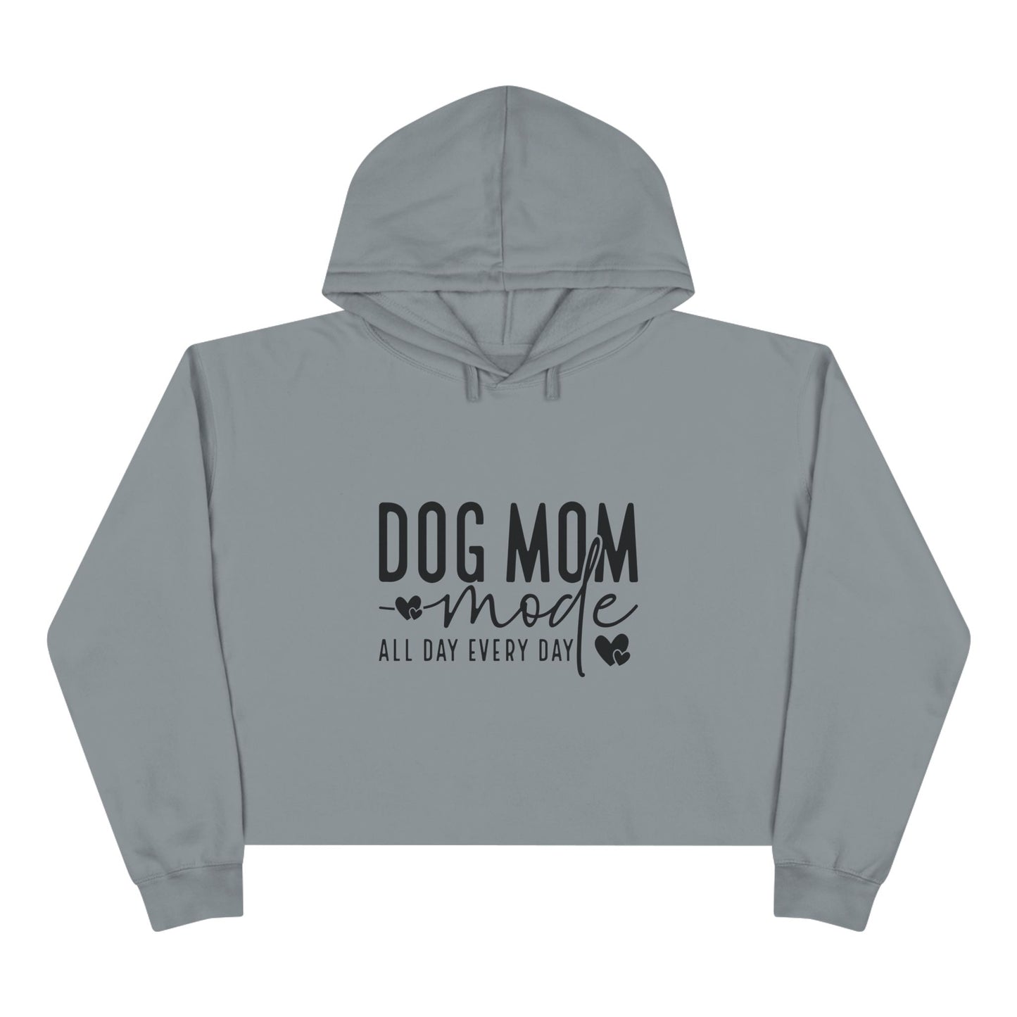 Dog Mom Mode Crop Hoodie