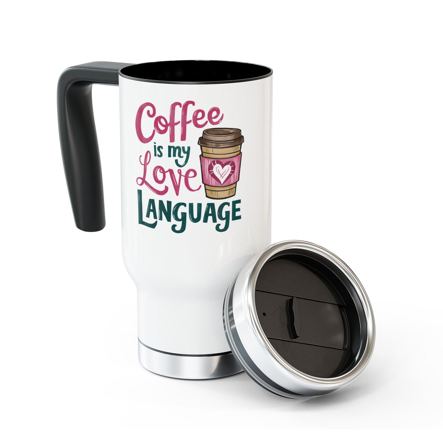 Coffee is My Love Language Travel Mug