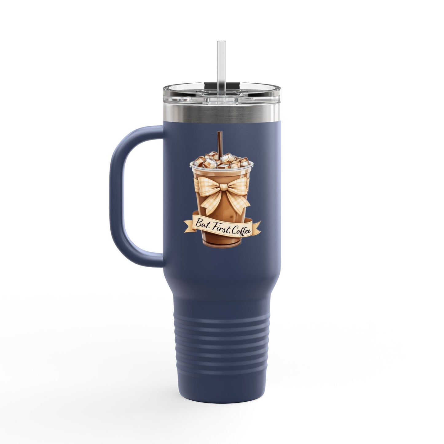 But First Coffee Insulated Travel Mug
