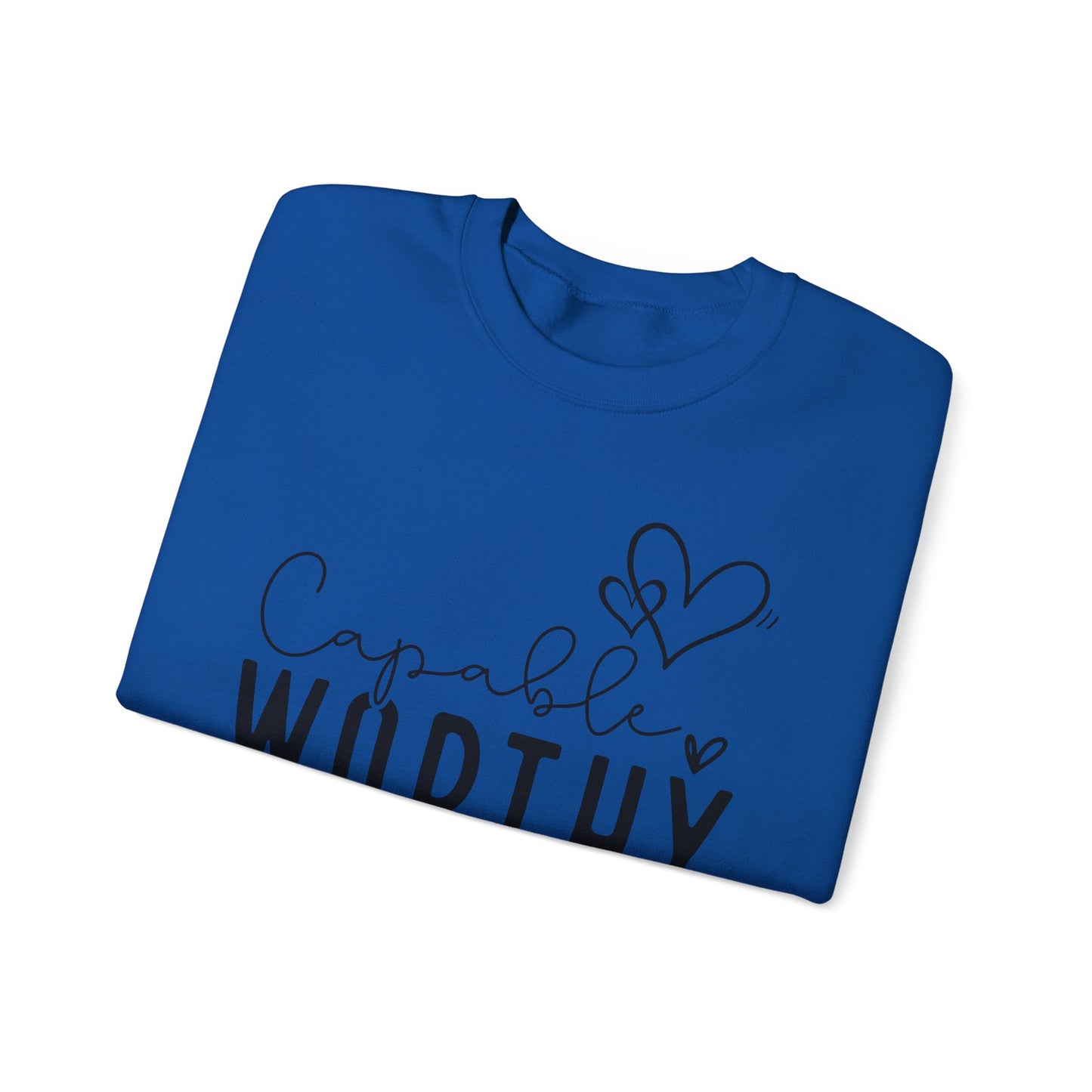 Capable & Worthy Unisex Crewneck Sweatshirt