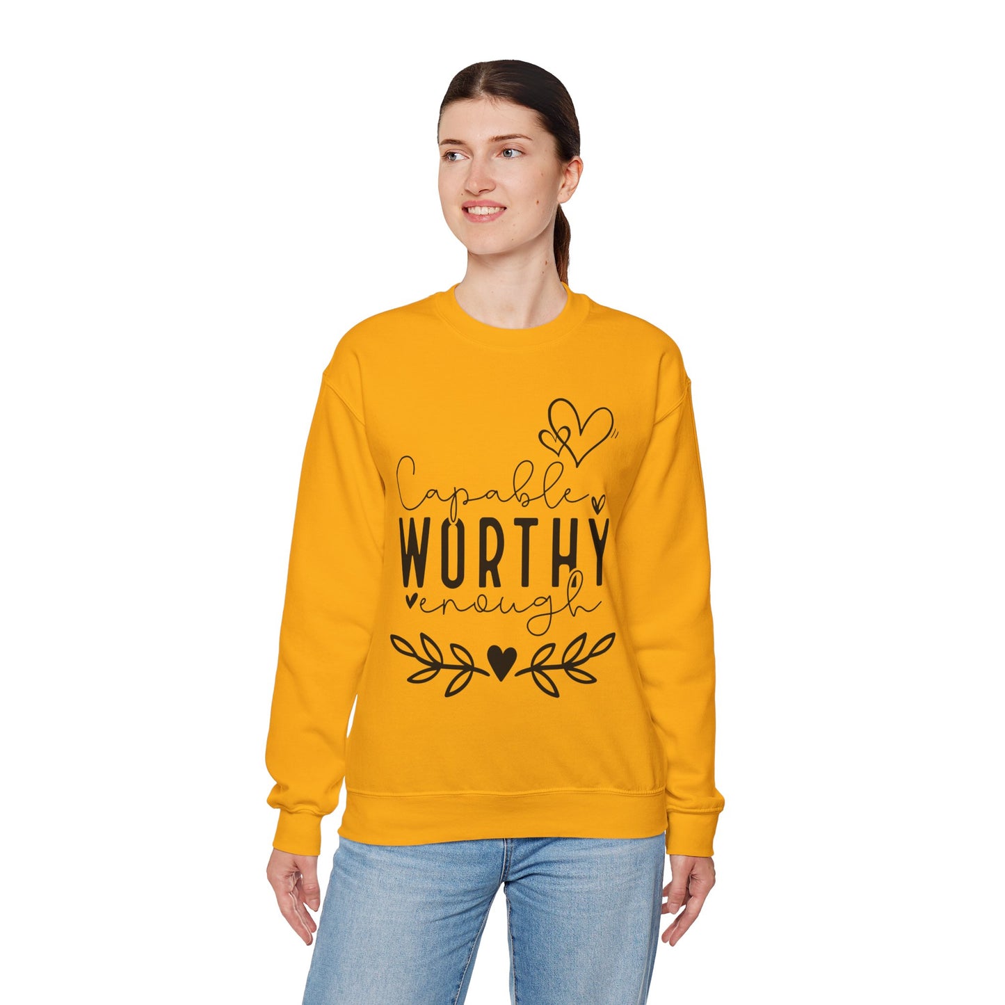 Capable & Worthy Unisex Crewneck Sweatshirt