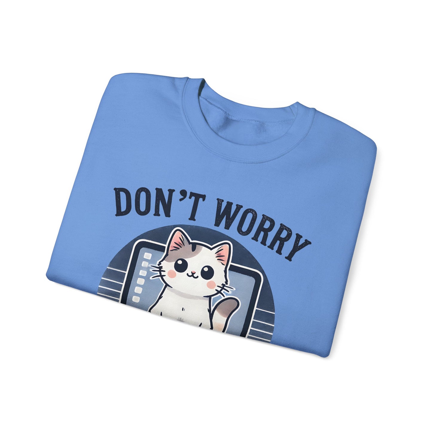 Cat Tech Support Crewneck Sweatshirt