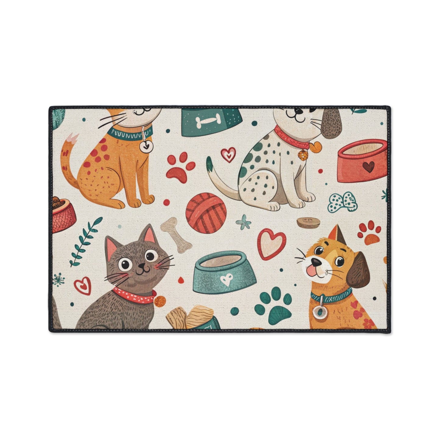 Cute Pet Themed Heavy Duty Floor Mat