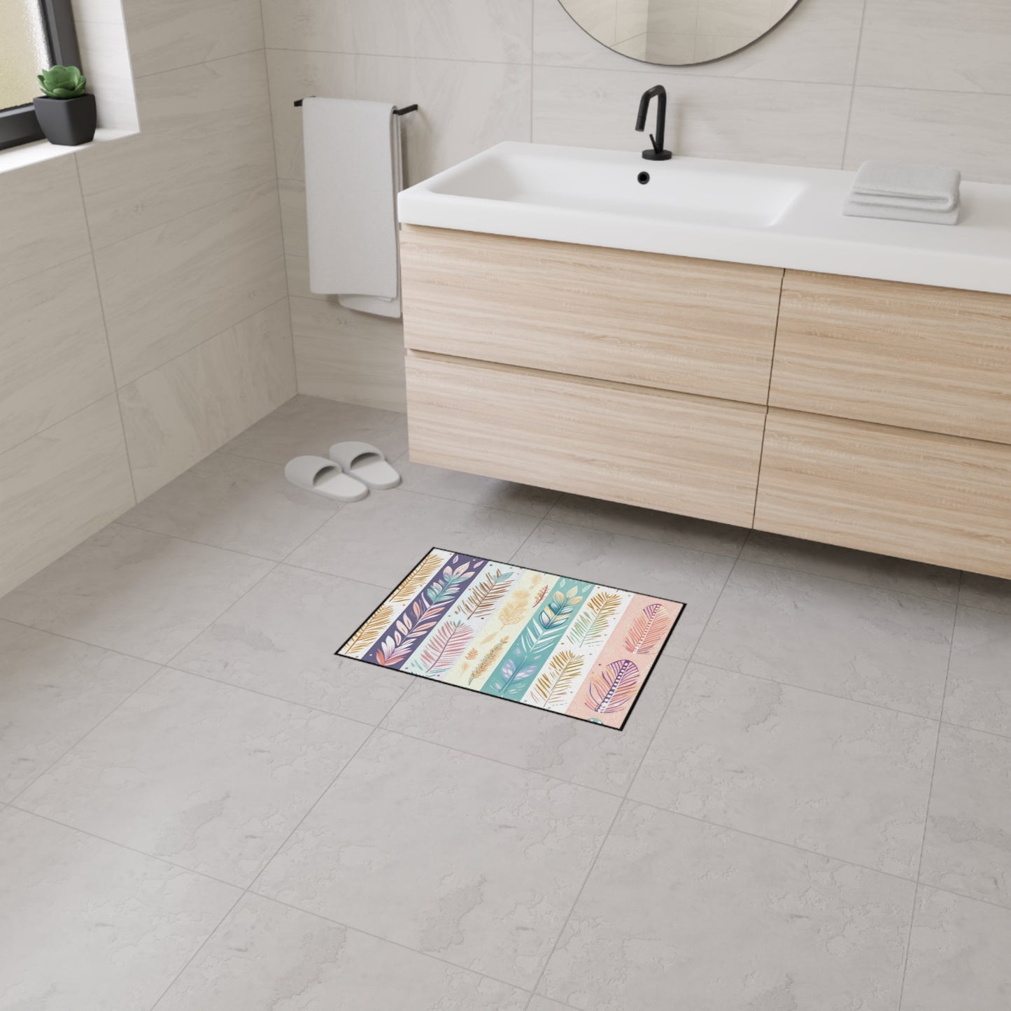 Eco-Friendly Leaf Pattern Heavy Duty Floor