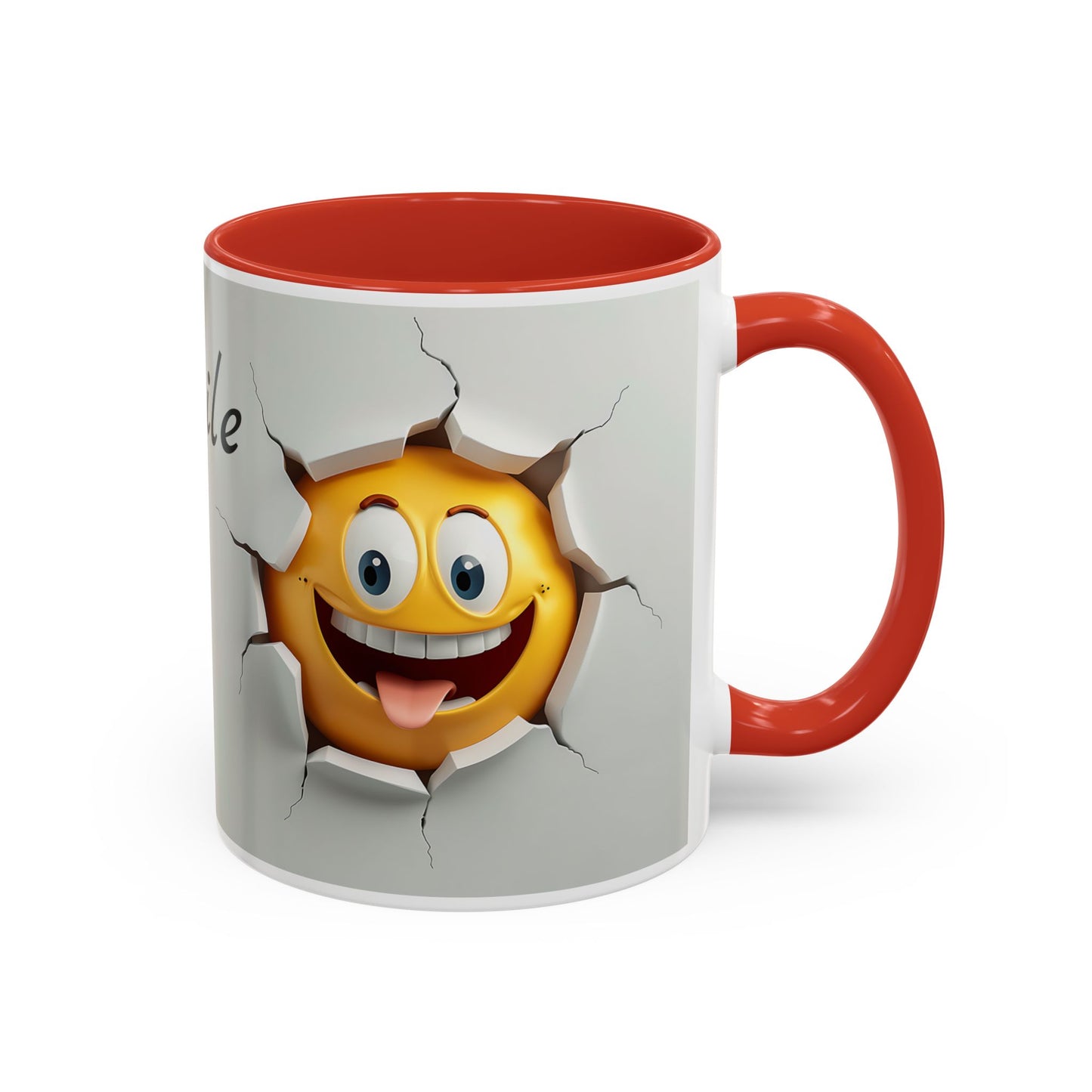 Funny Smile Accent Coffee Mug