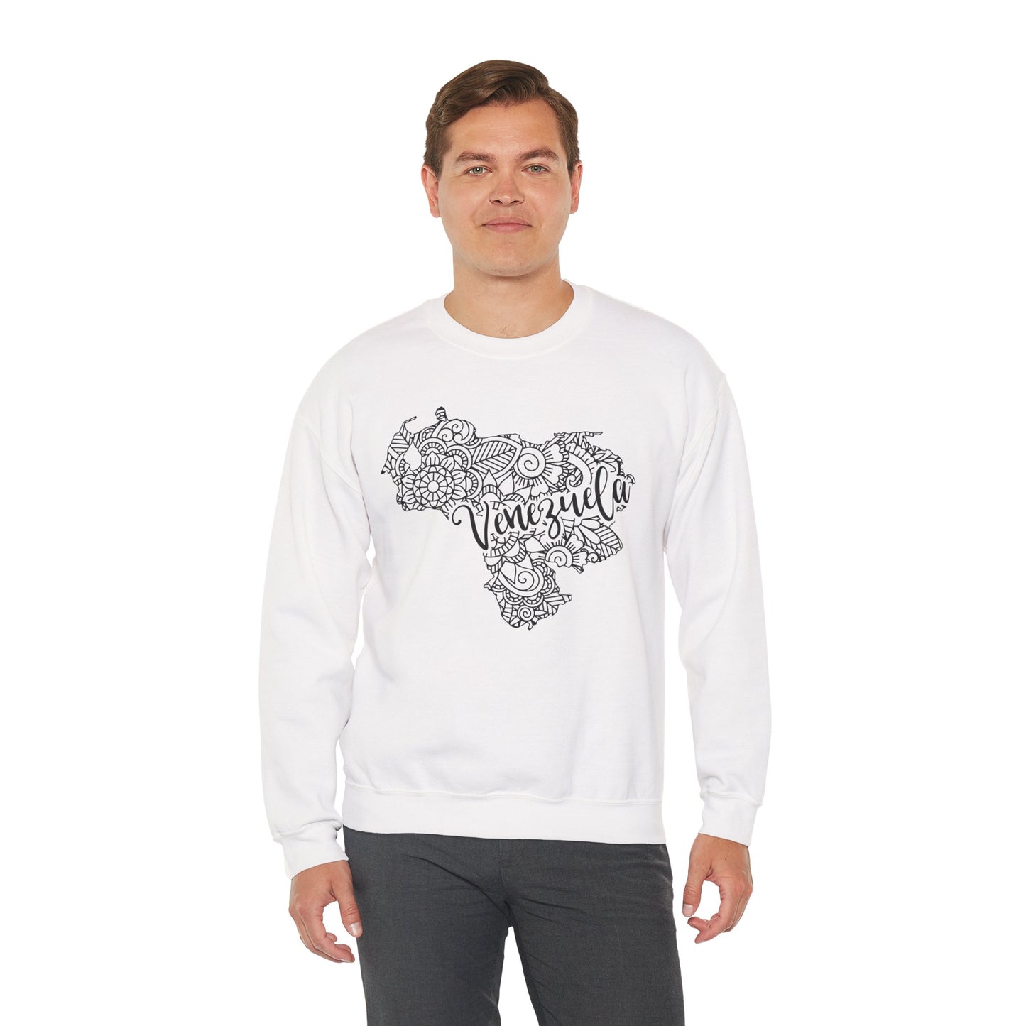 Venezuela Map Crewneck Sweatshirt