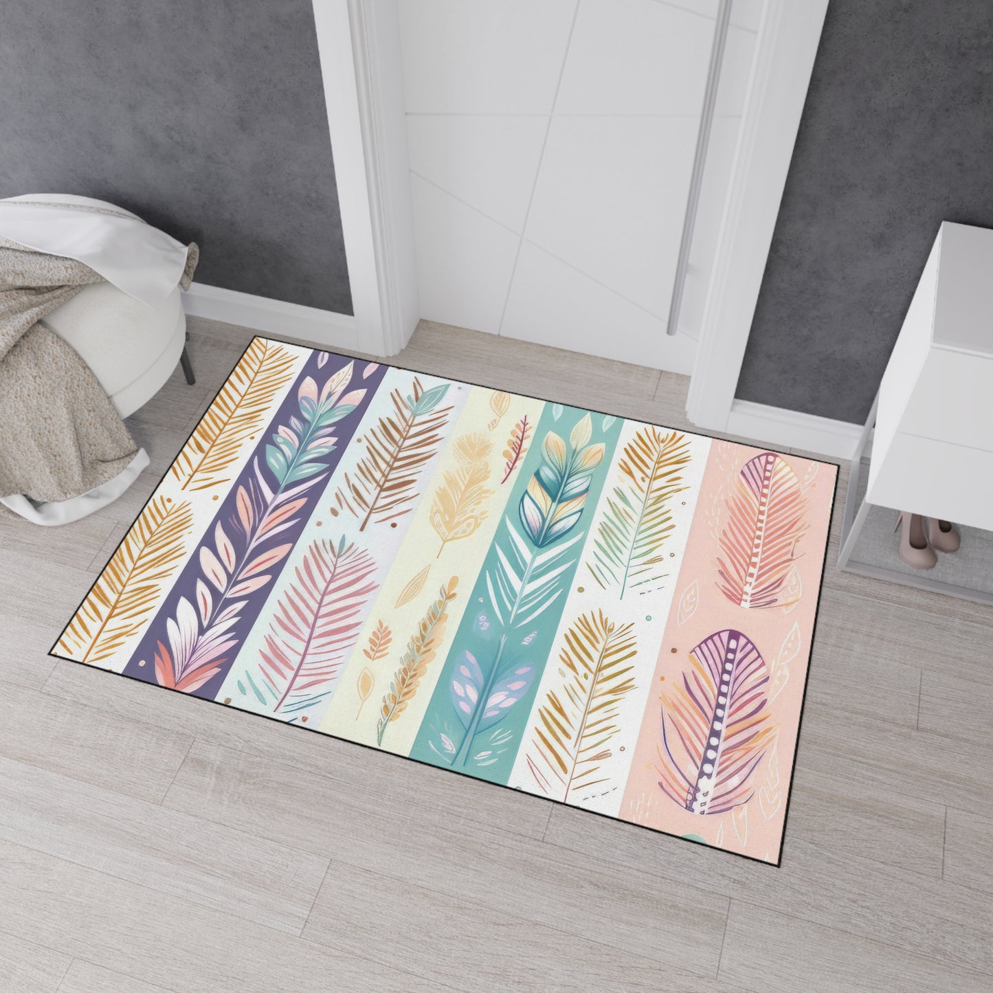Eco-Friendly Leaf Pattern Heavy Duty Floor