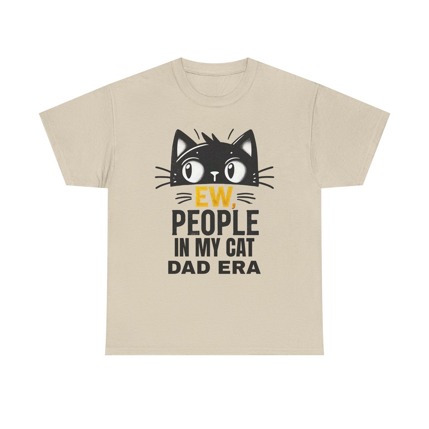 PEOPLE IN MY CAT DAD ERA Unisex Heavy Cotton Tee