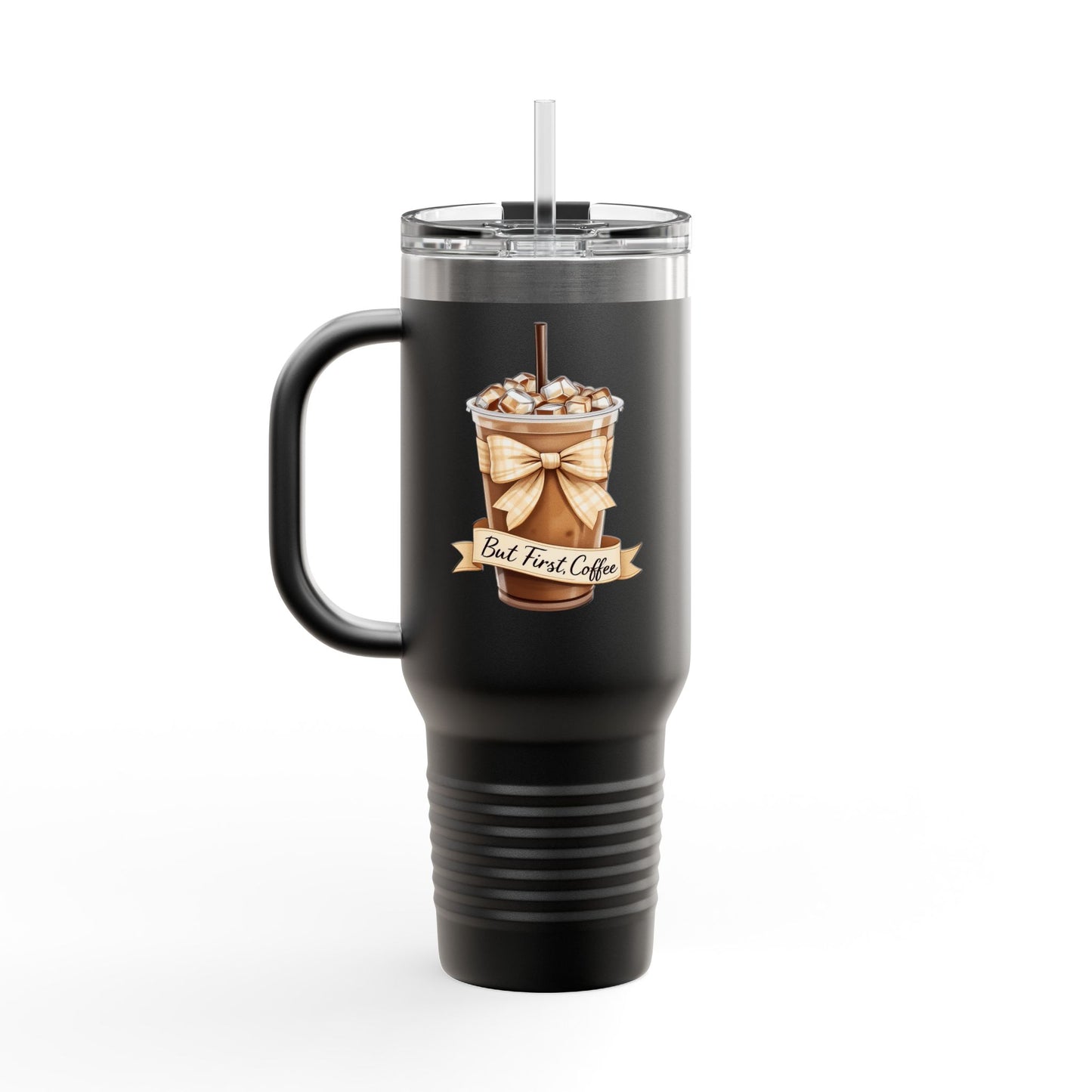 But First Coffee Insulated Travel Mug