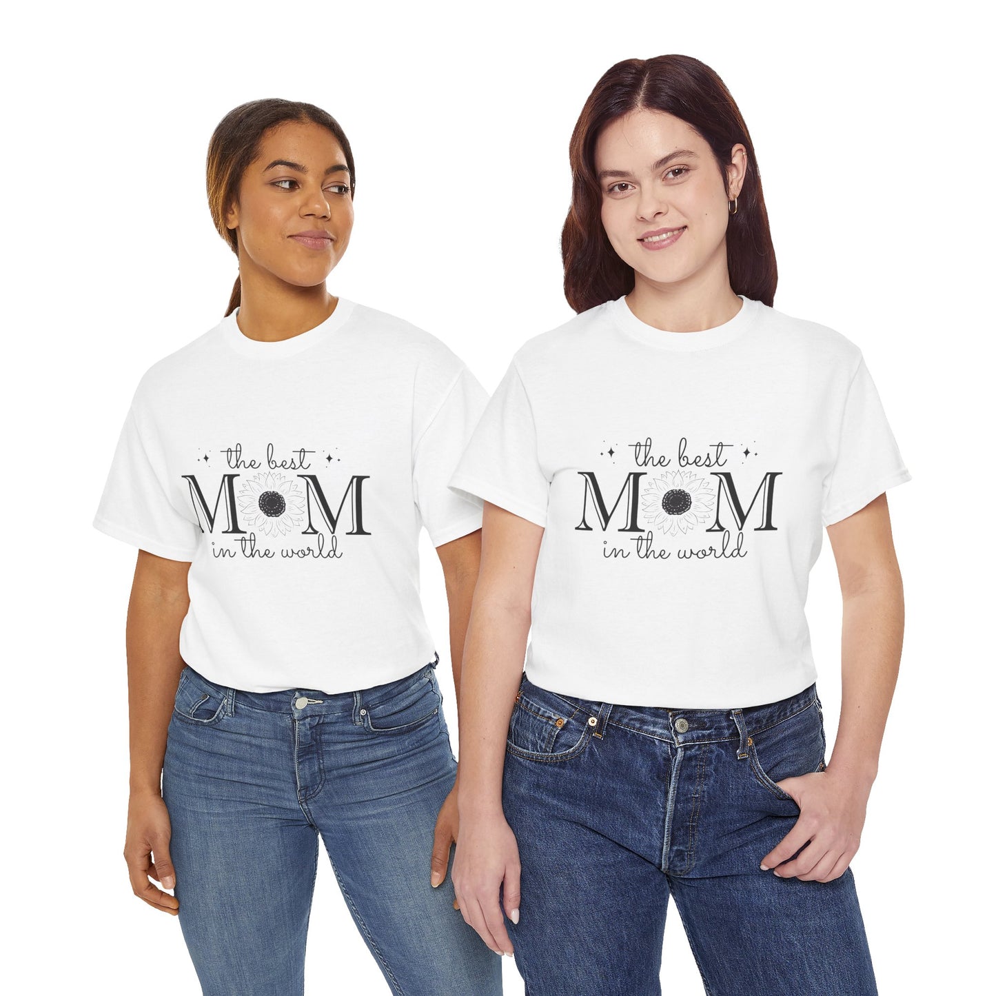 The Best Mom Unisex Heavy Cotton Tee