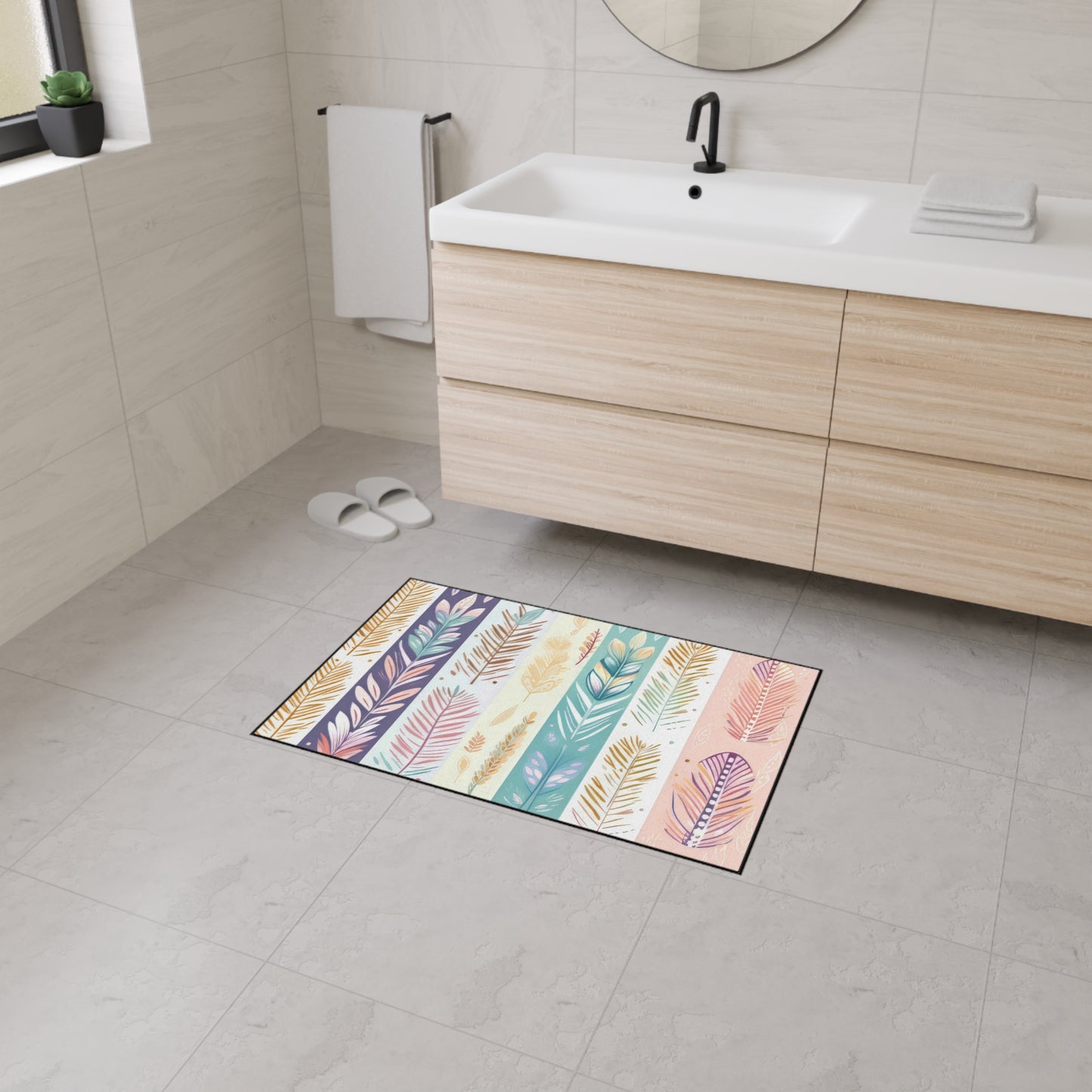 Eco-Friendly Leaf Pattern Heavy Duty Floor