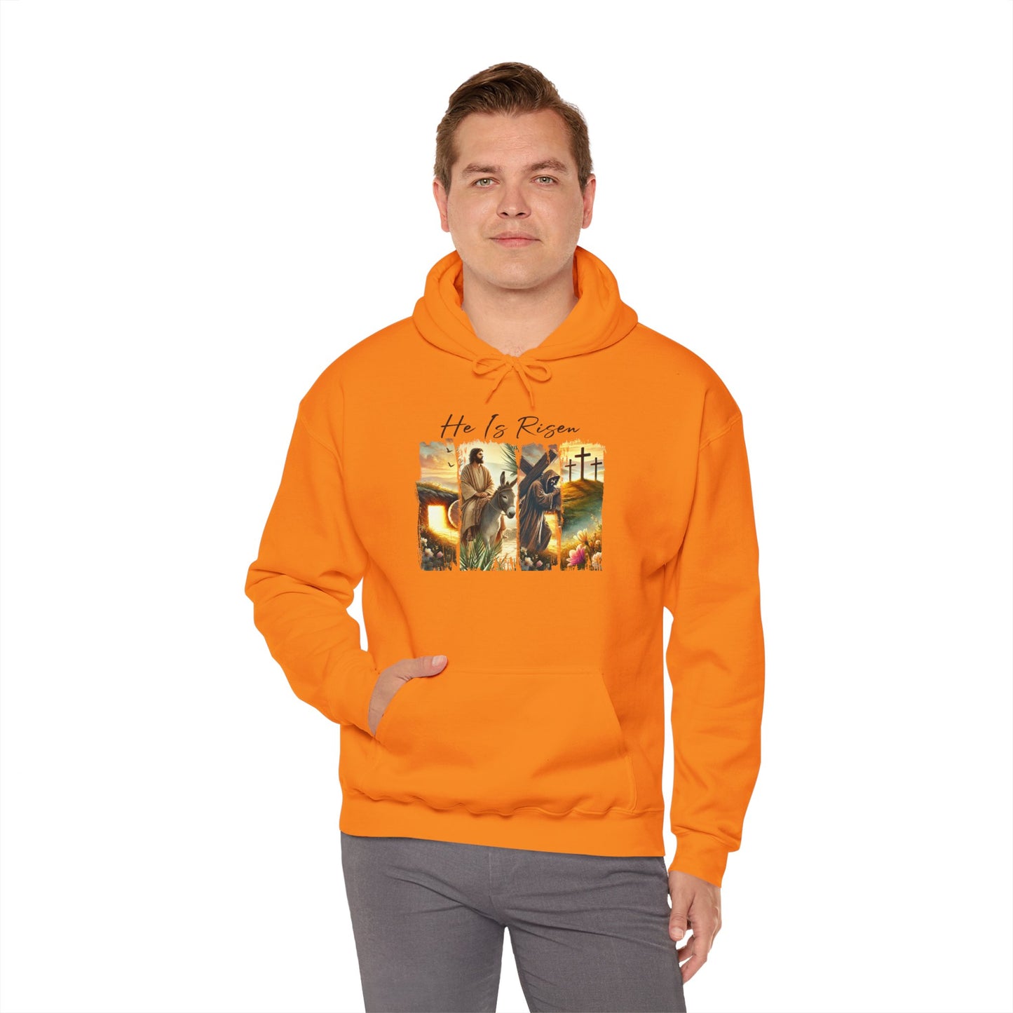 He Is Risen - Heavy Blend Hoodie