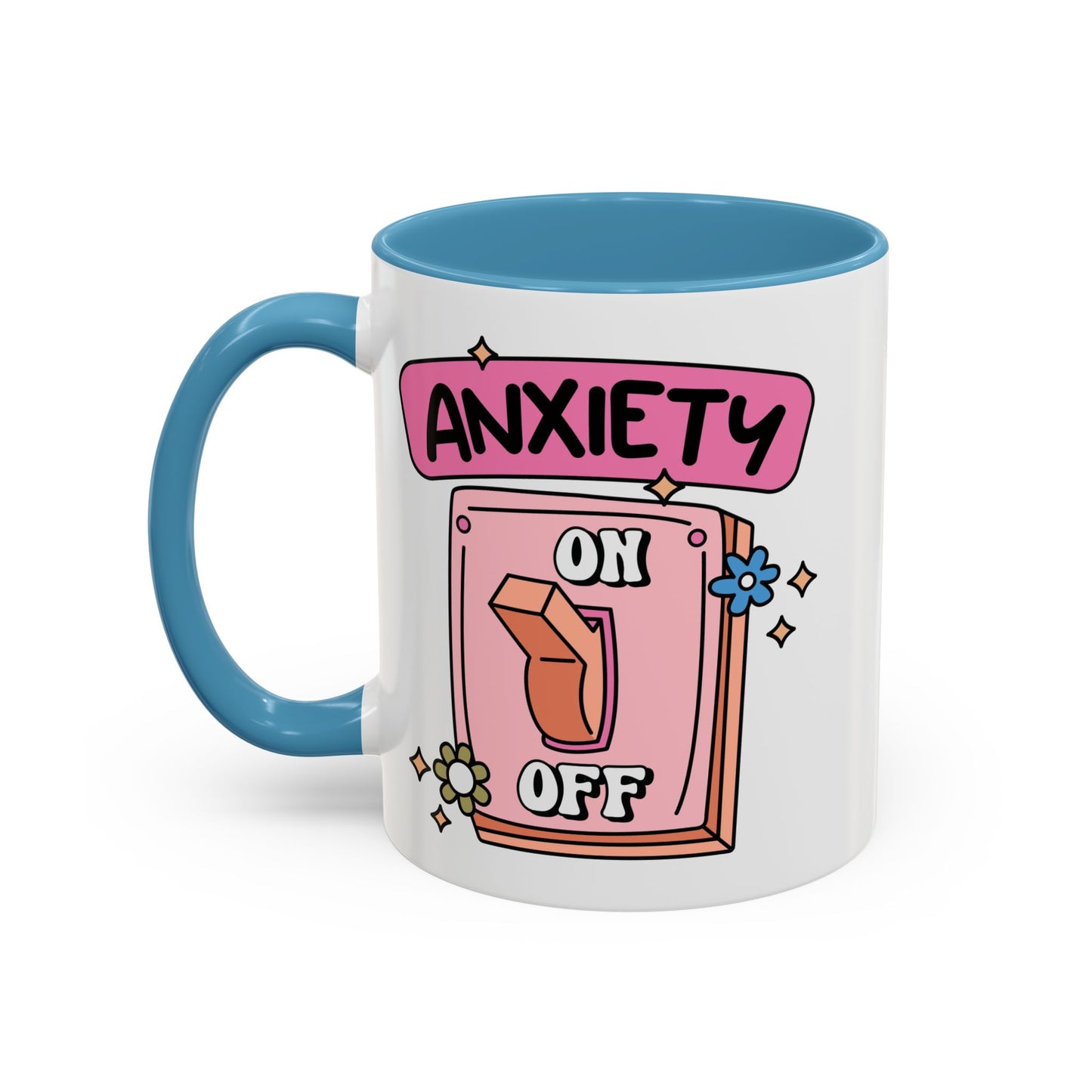 Anxiety On/Off Accent Coffee Mug
