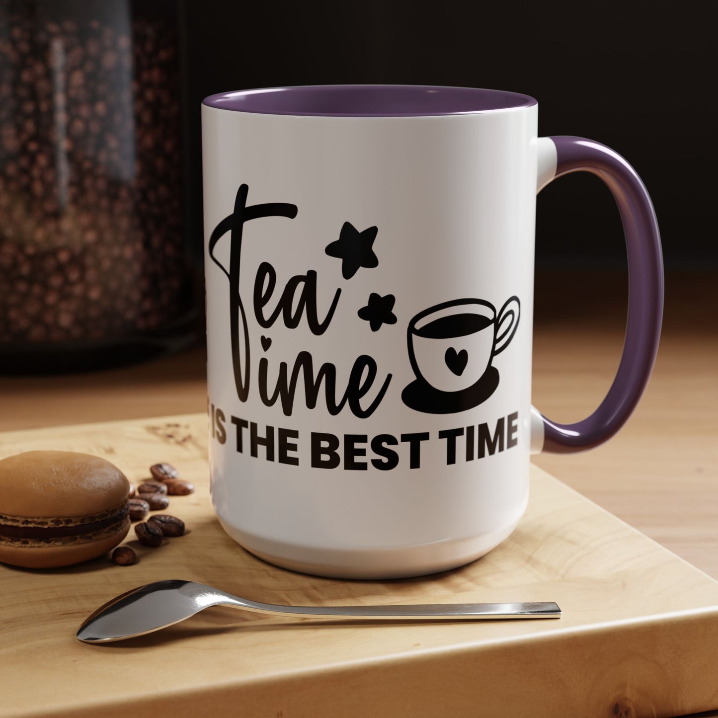Tea Time Accent Coffee Mug