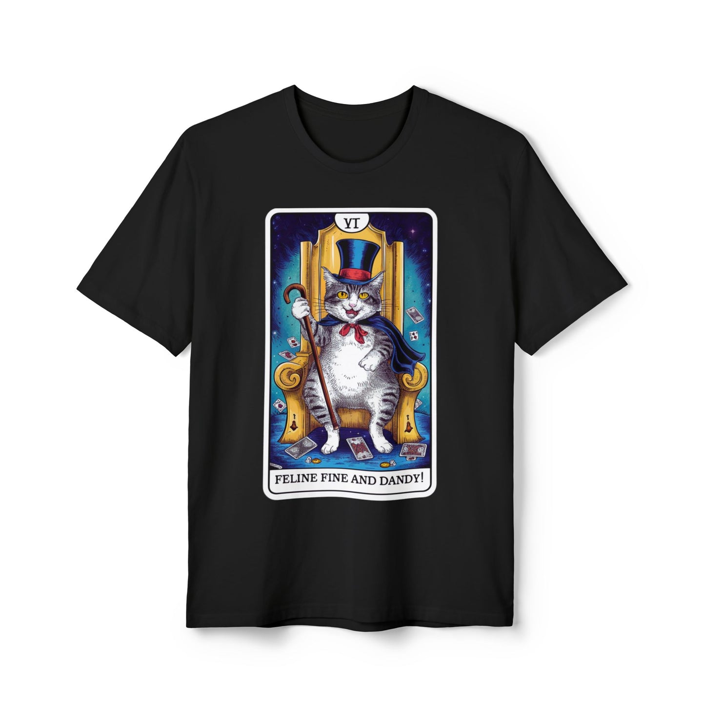 Feline Fine and Dandy Cat T-Shirt