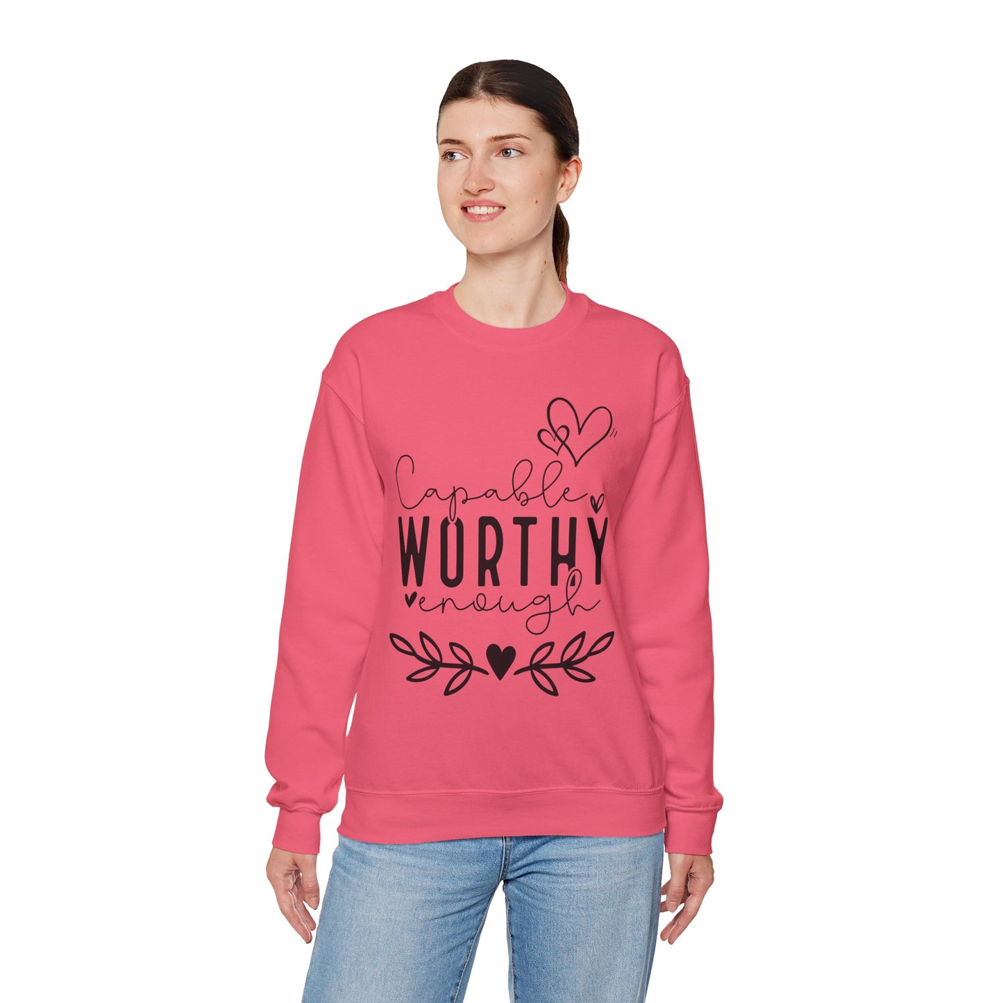 Capable & Worthy Unisex Crewneck Sweatshirt