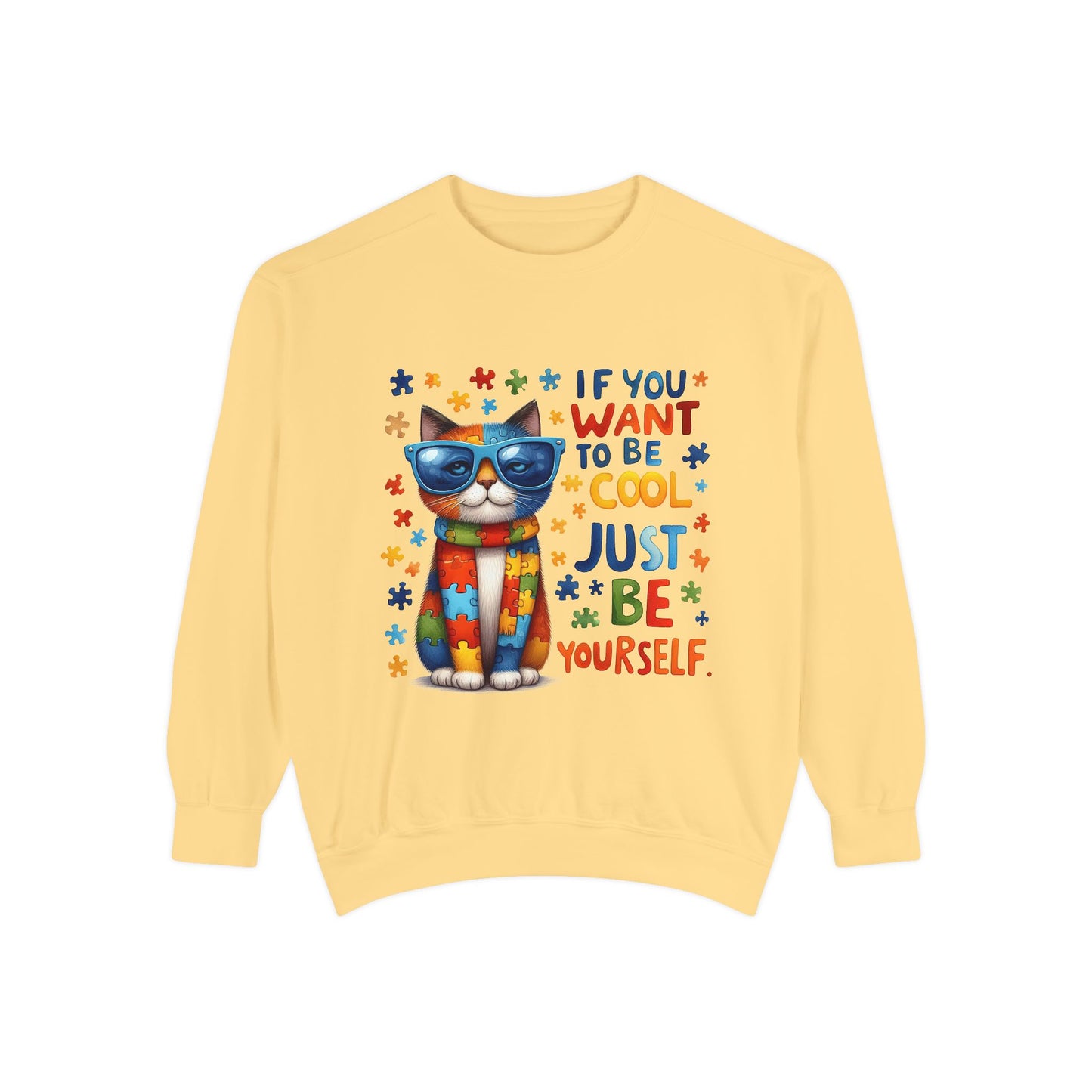 Cool Cat Inspirational Sweatshirt