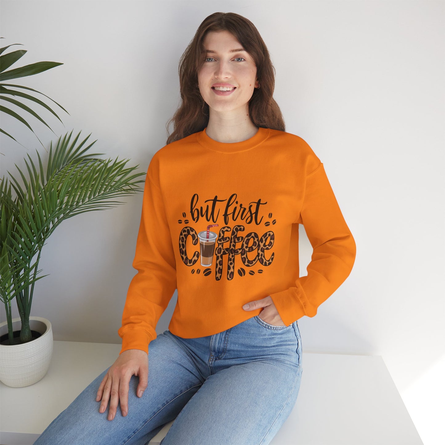 But First Coffee Crewneck Sweatshirt