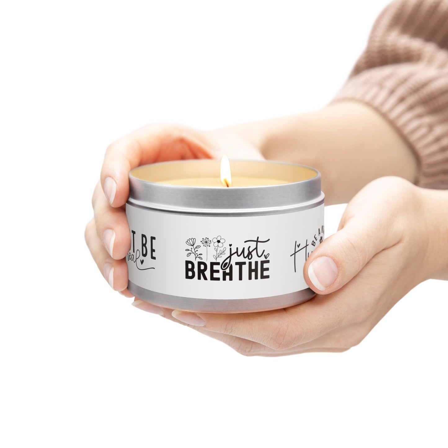 Just Breathe - Tin Candles