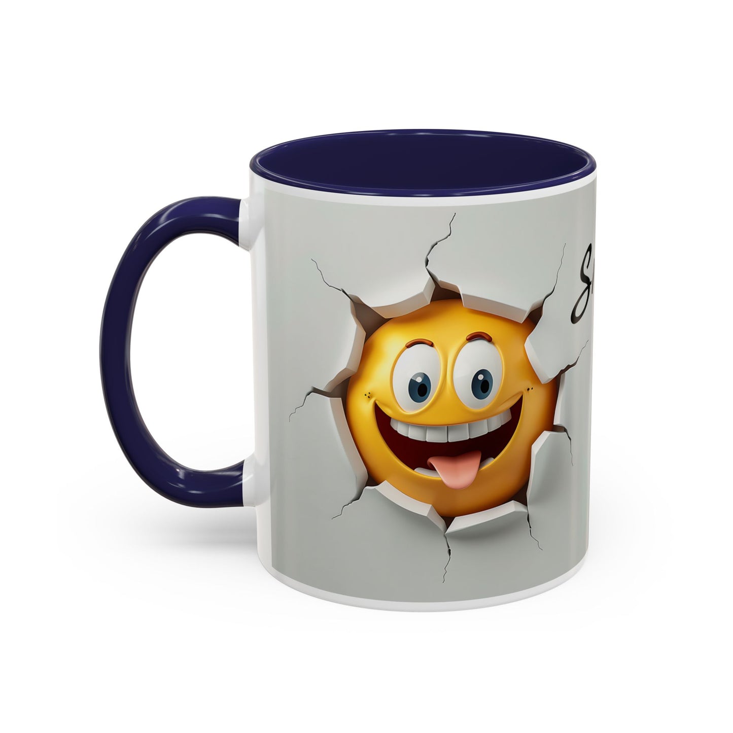 Funny Smile Accent Coffee Mug
