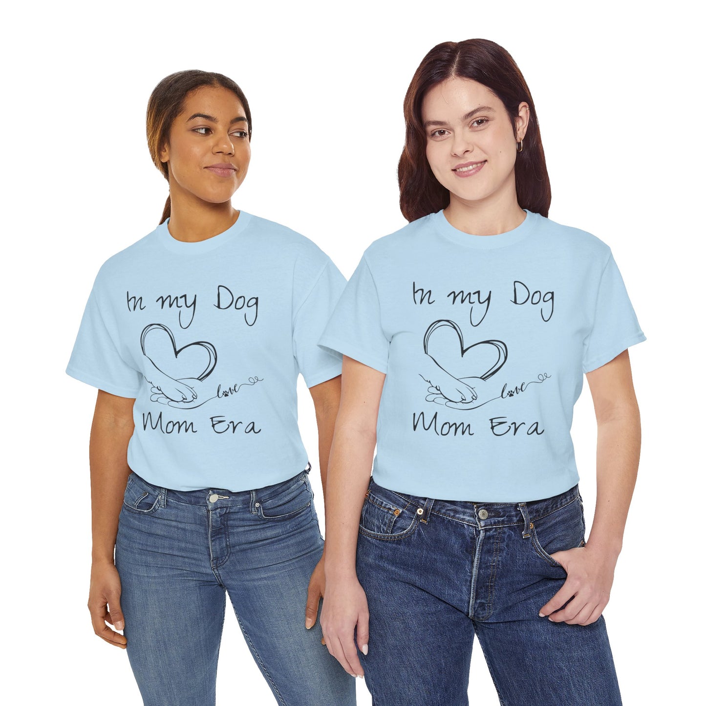In My Dog Mom Era Unisex Heavy Cotton Tee