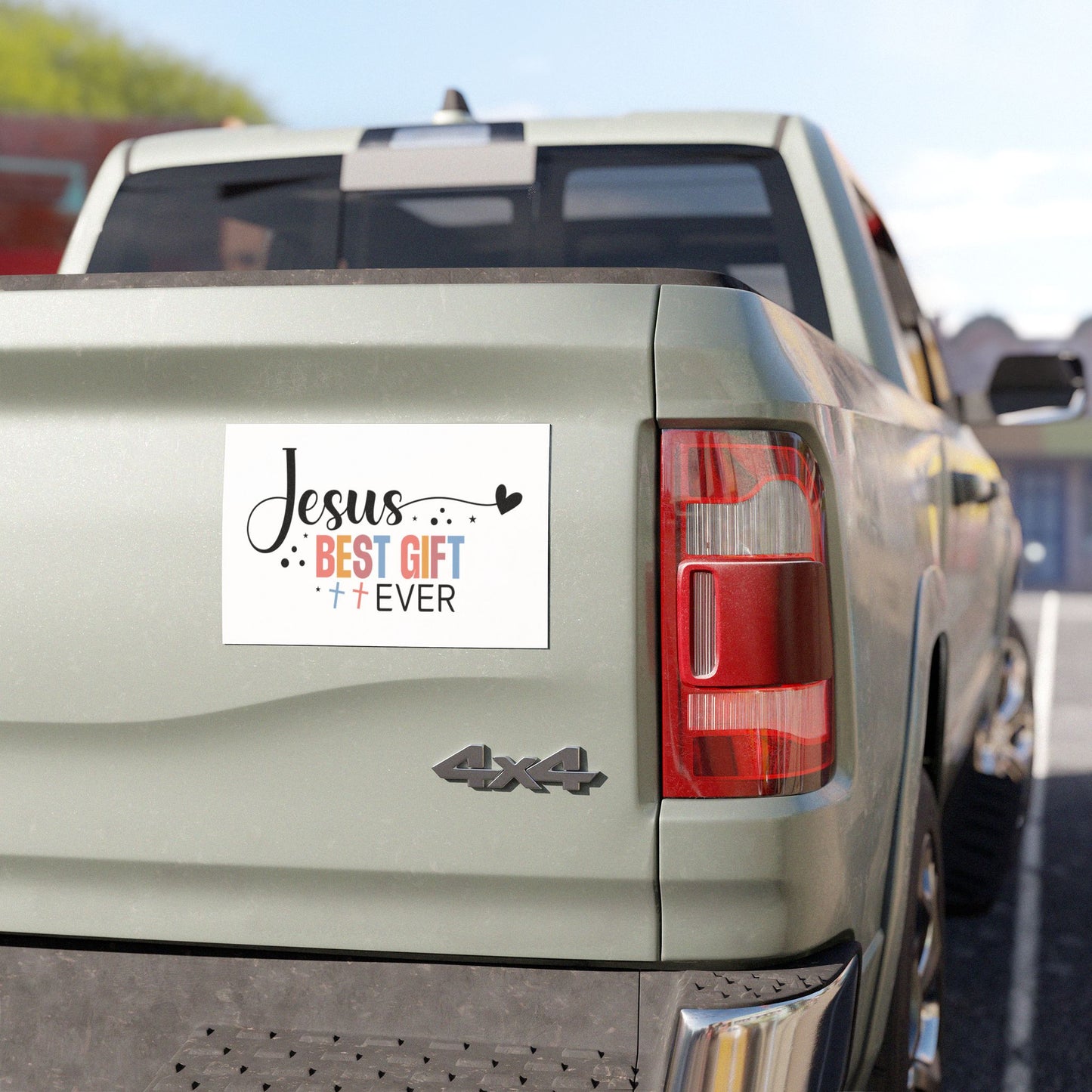 Jesus Best Gift Ever Car Magnet