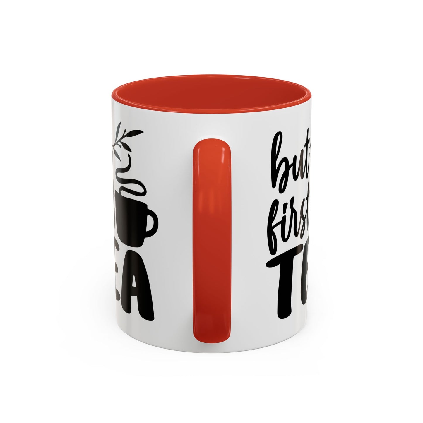 But First Tea Accent Coffee Mug