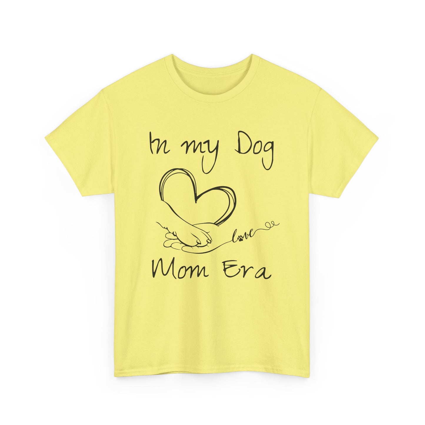 In My Dog Mom Era Unisex Heavy Cotton Tee