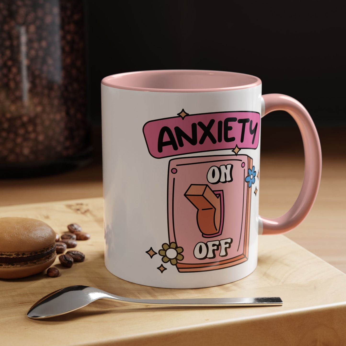 Anxiety On/Off Accent Coffee Mug