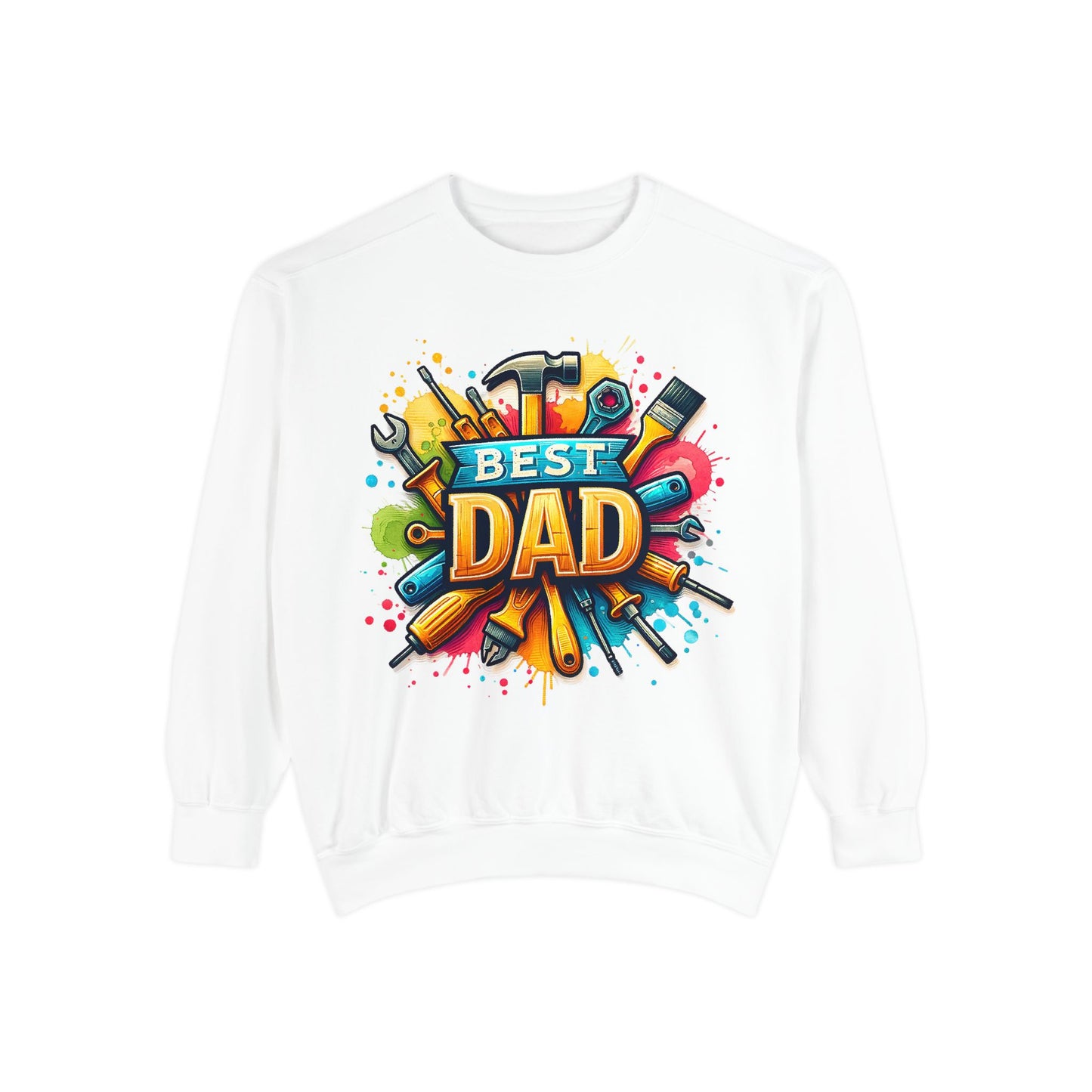 Best Dad Garment-Dyed Sweatshirt