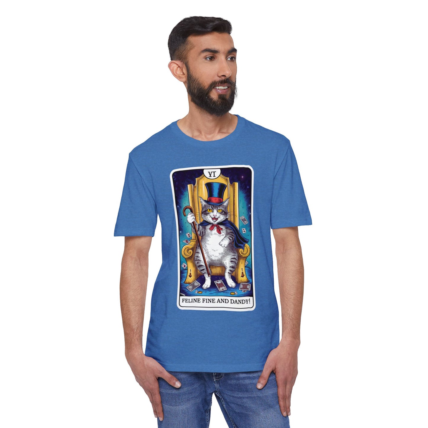 Feline Fine and Dandy Cat T-Shirt