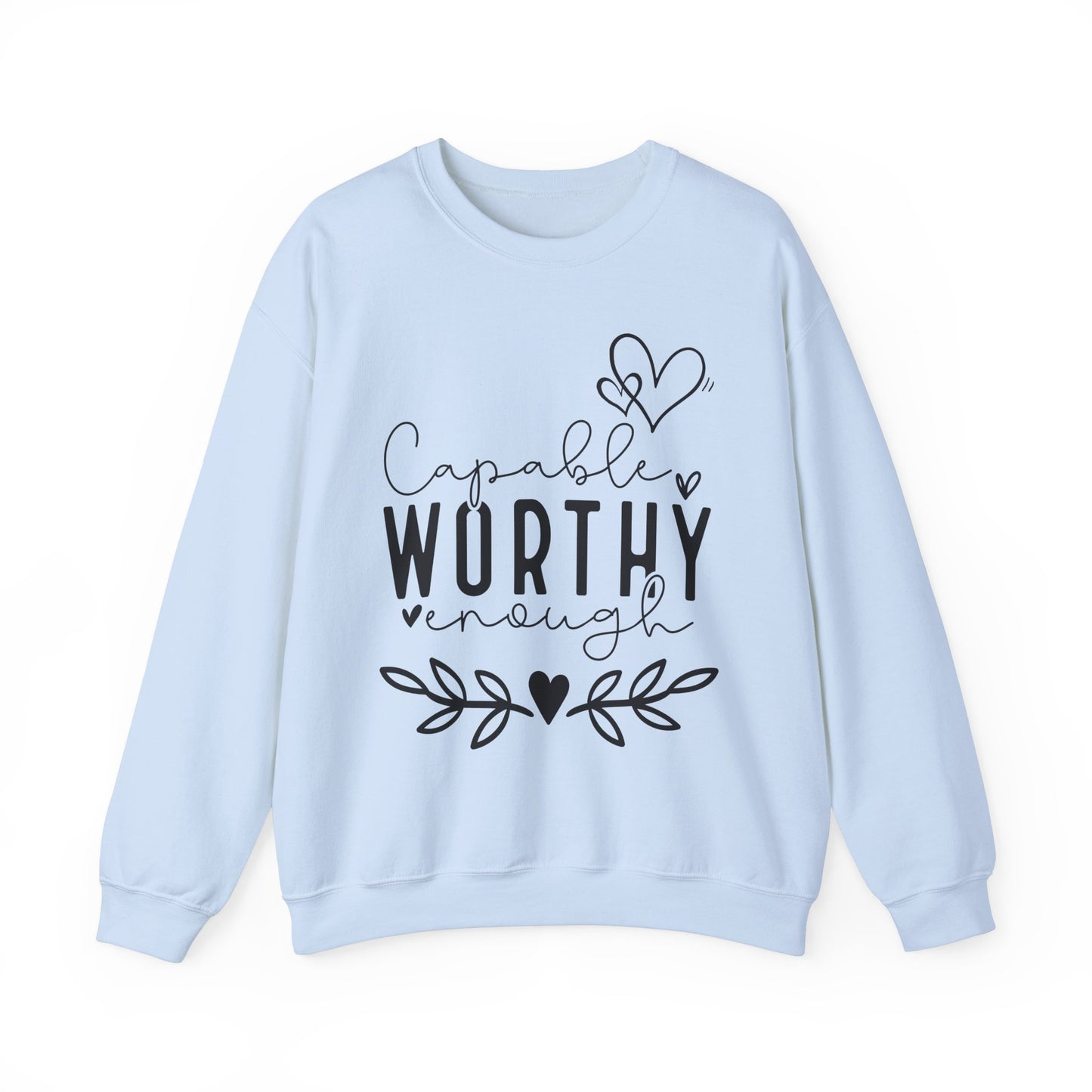 Capable & Worthy Unisex Crewneck Sweatshirt