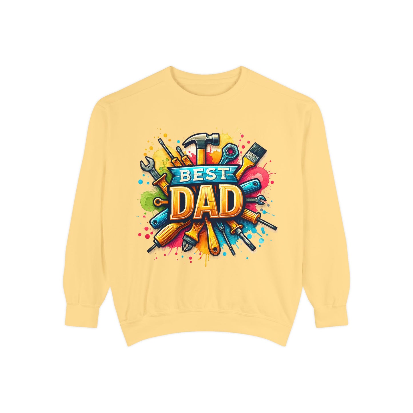 Best Dad Garment-Dyed Sweatshirt