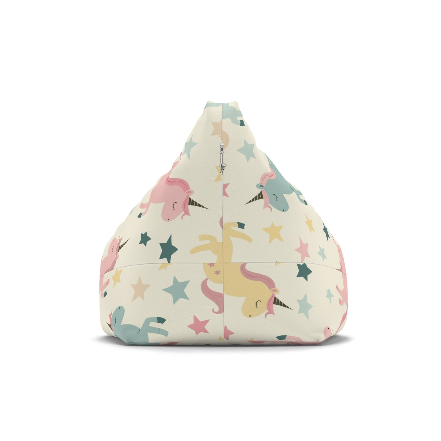 Unicorn-Themed Bean Bag Chair Cover for Kids' Playroom