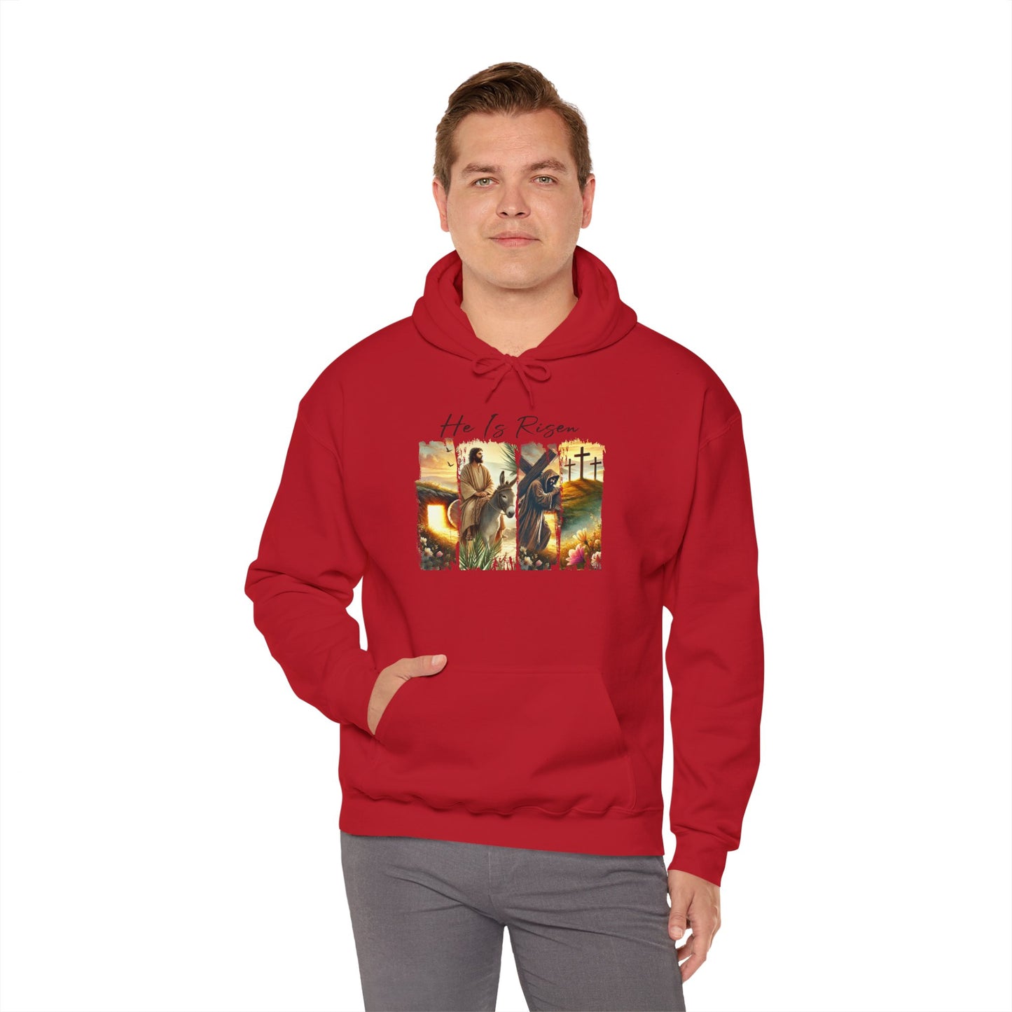 He Is Risen - Heavy Blend Hoodie