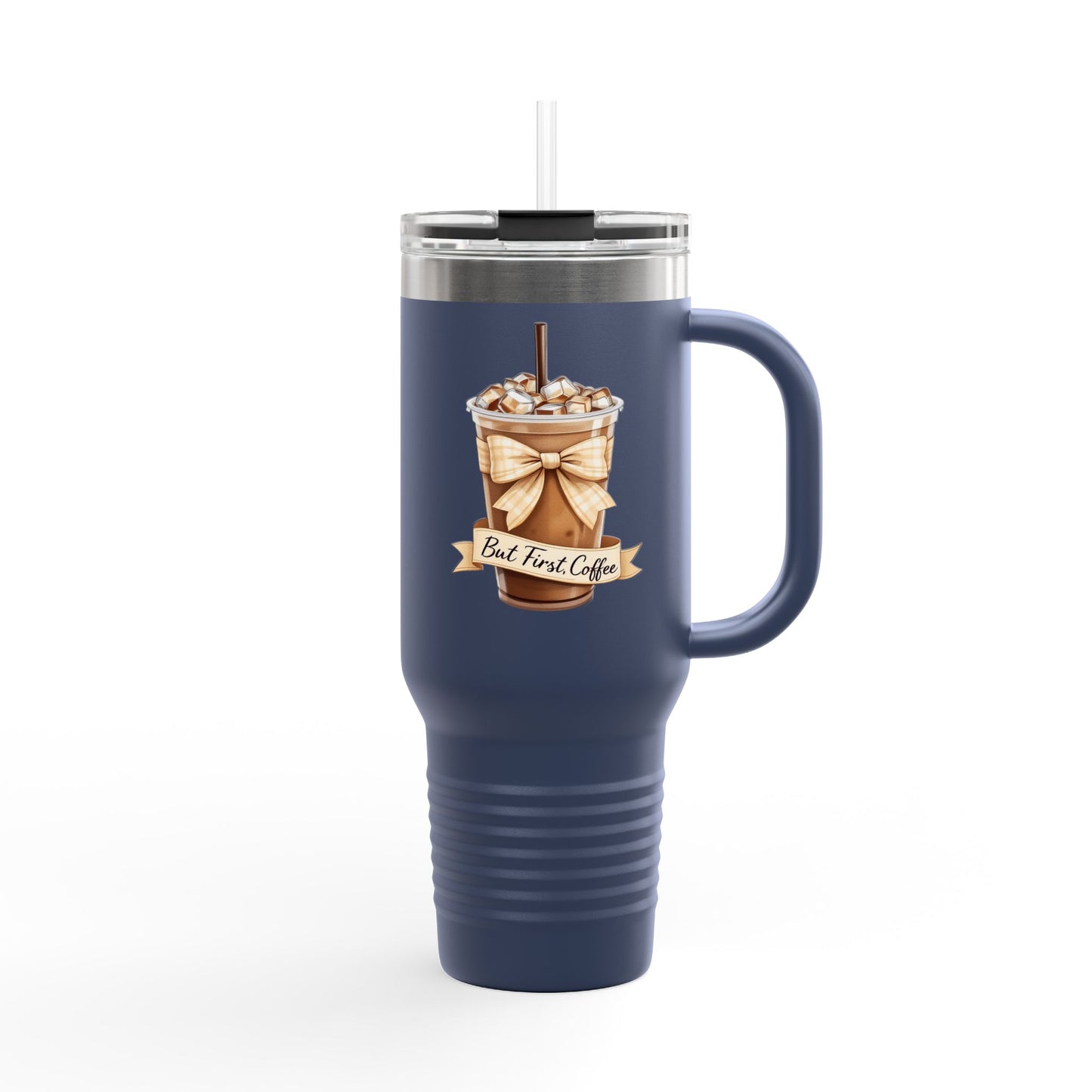 But First Coffee Insulated Travel Mug