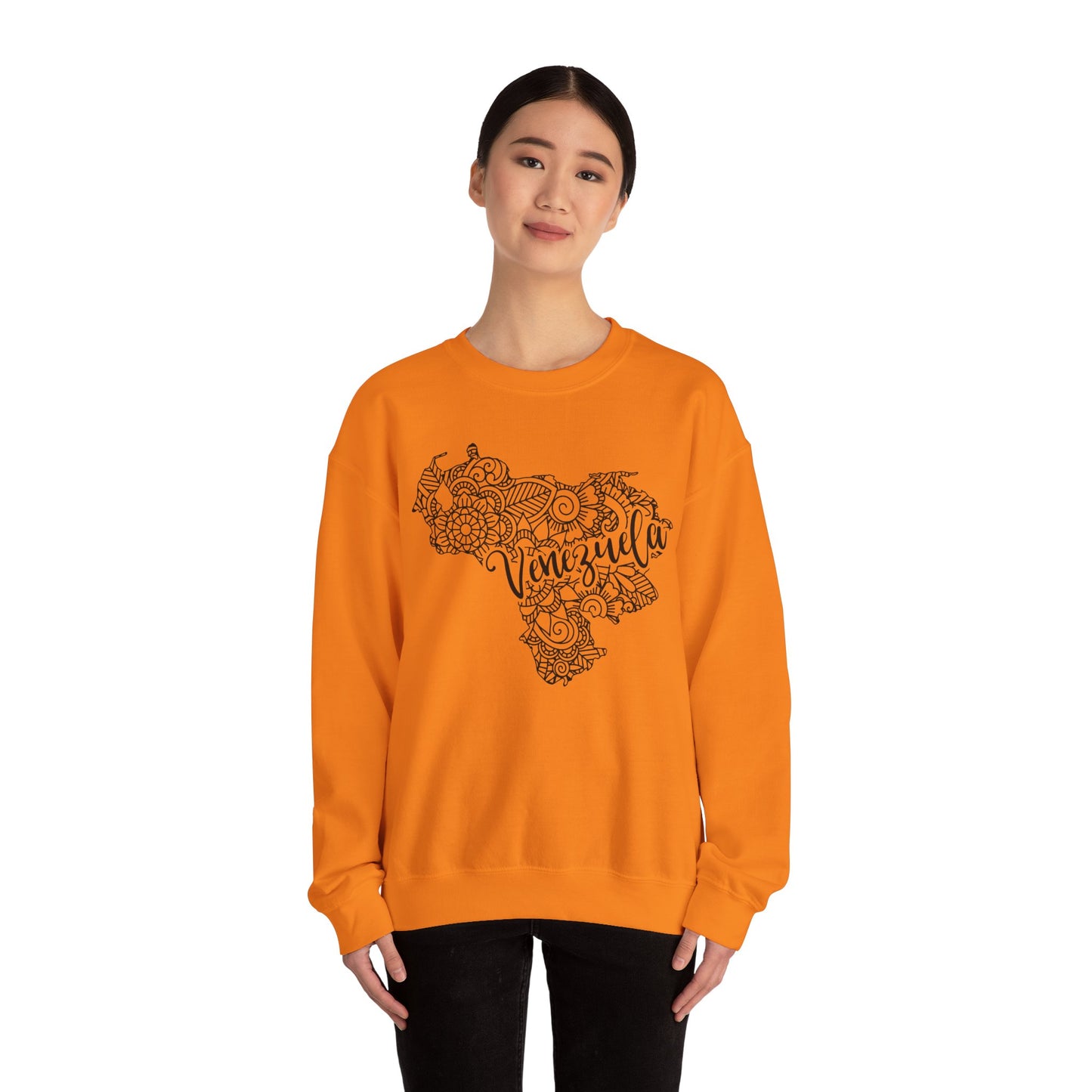 Venezuela Map Crewneck Sweatshirt