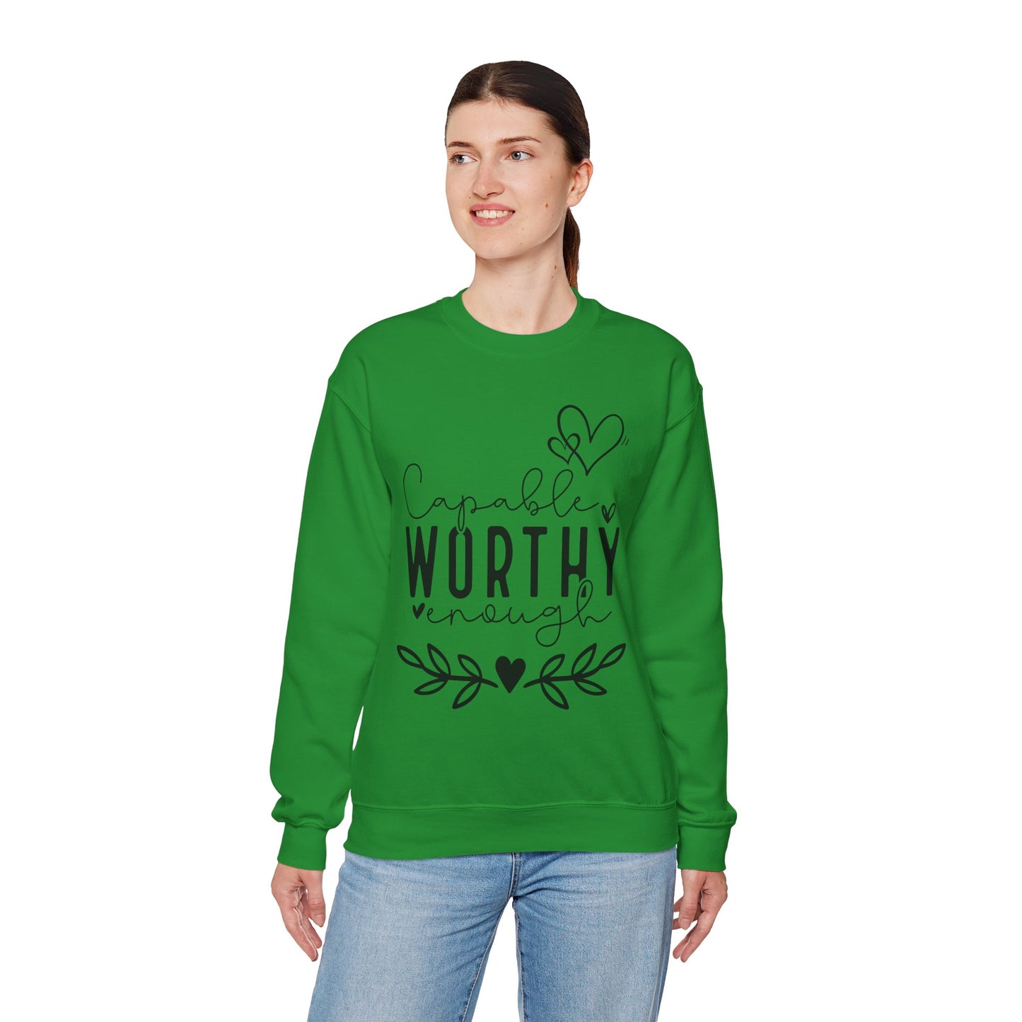 Capable & Worthy Unisex Crewneck Sweatshirt