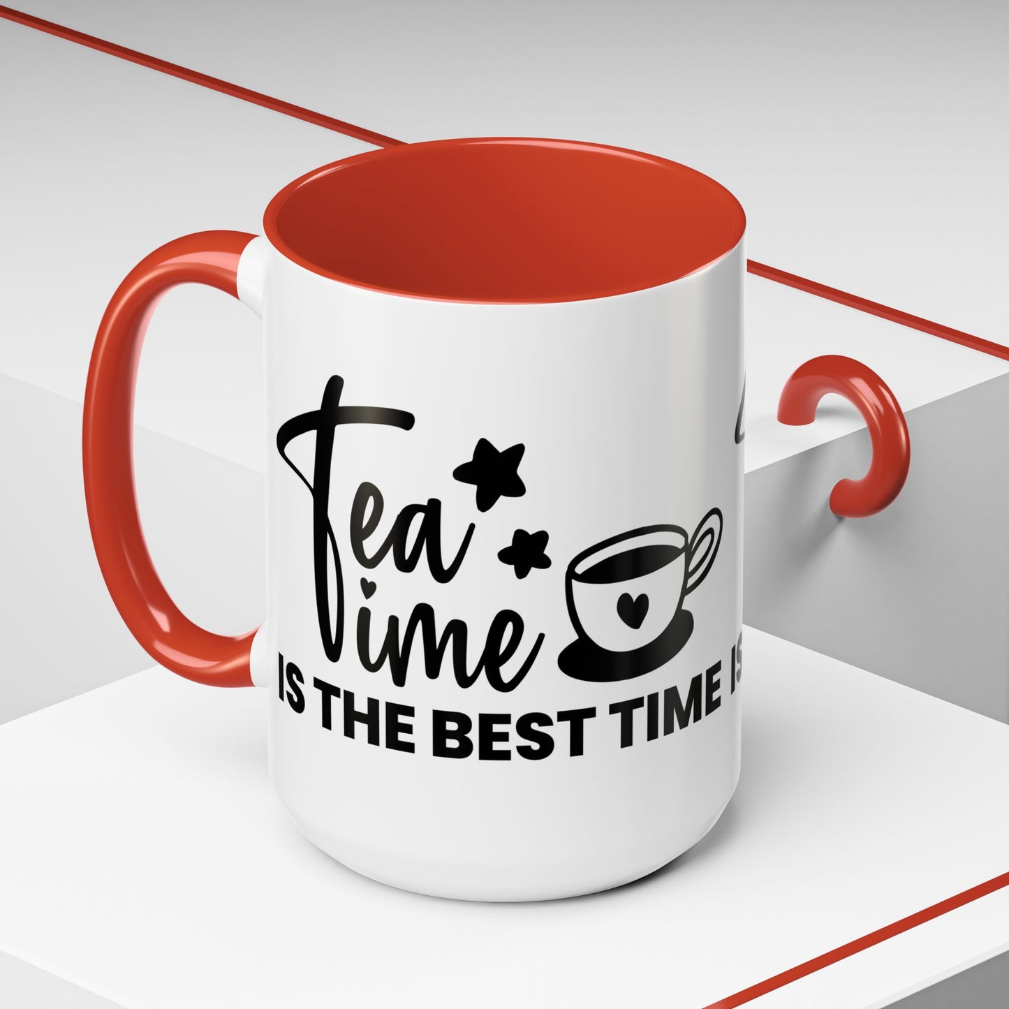 Tea Time Accent Coffee Mug