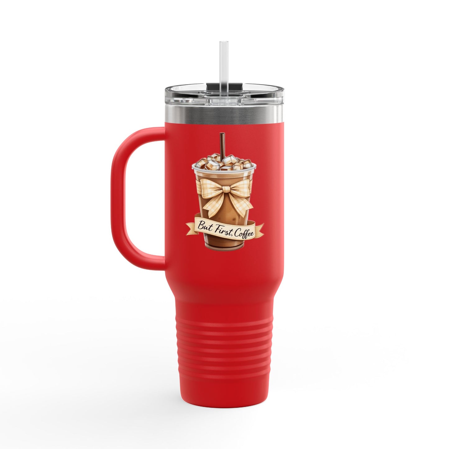 But First Coffee Insulated Travel Mug