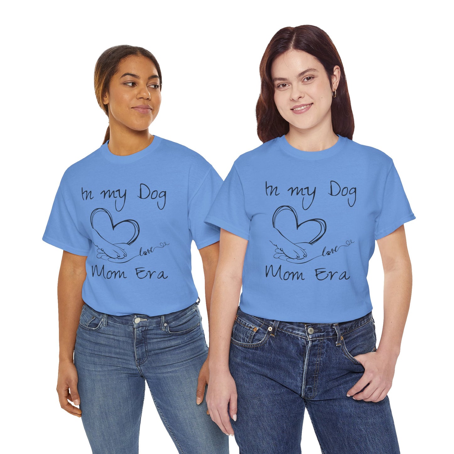 In My Dog Mom Era Unisex Heavy Cotton Tee
