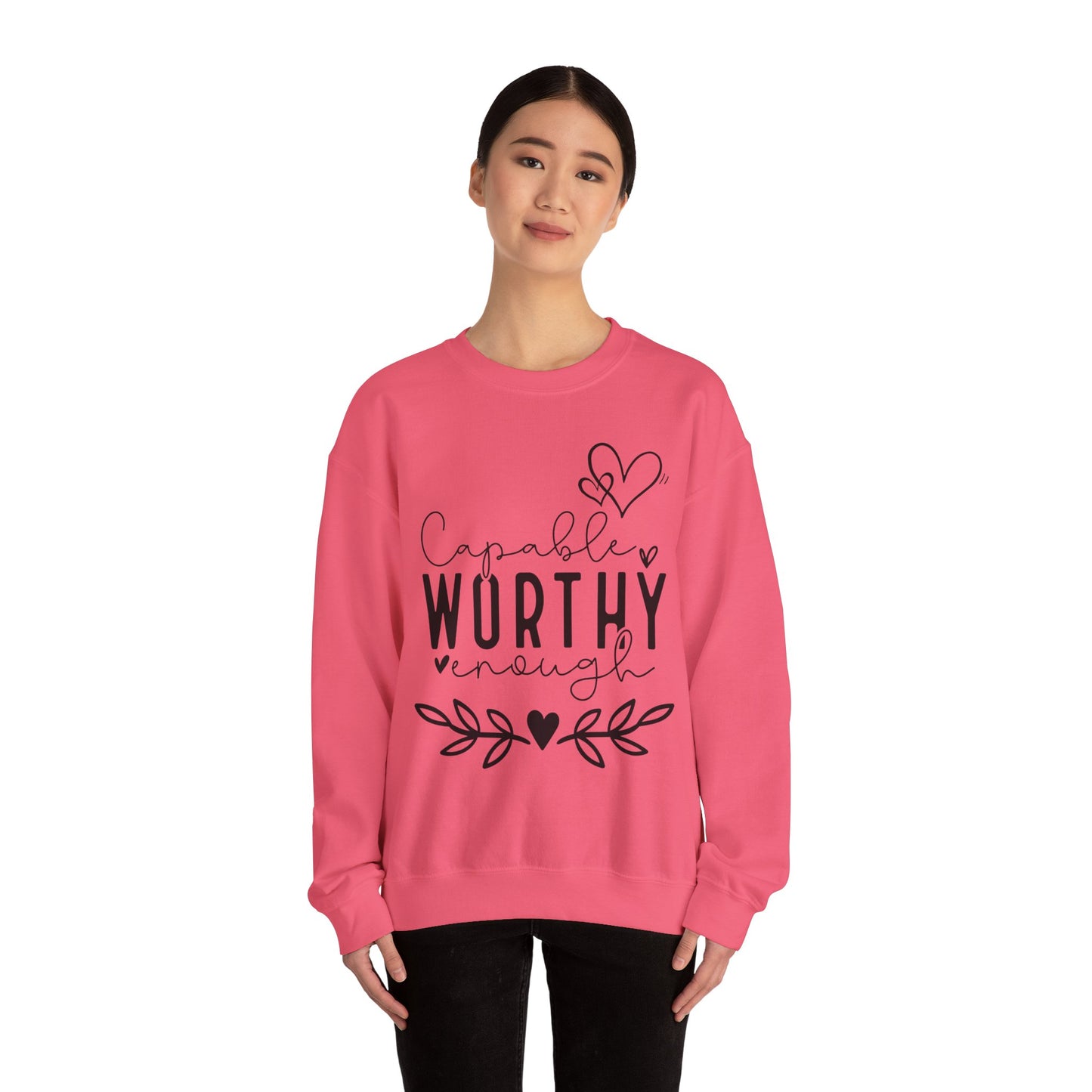 Capable & Worthy Unisex Crewneck Sweatshirt