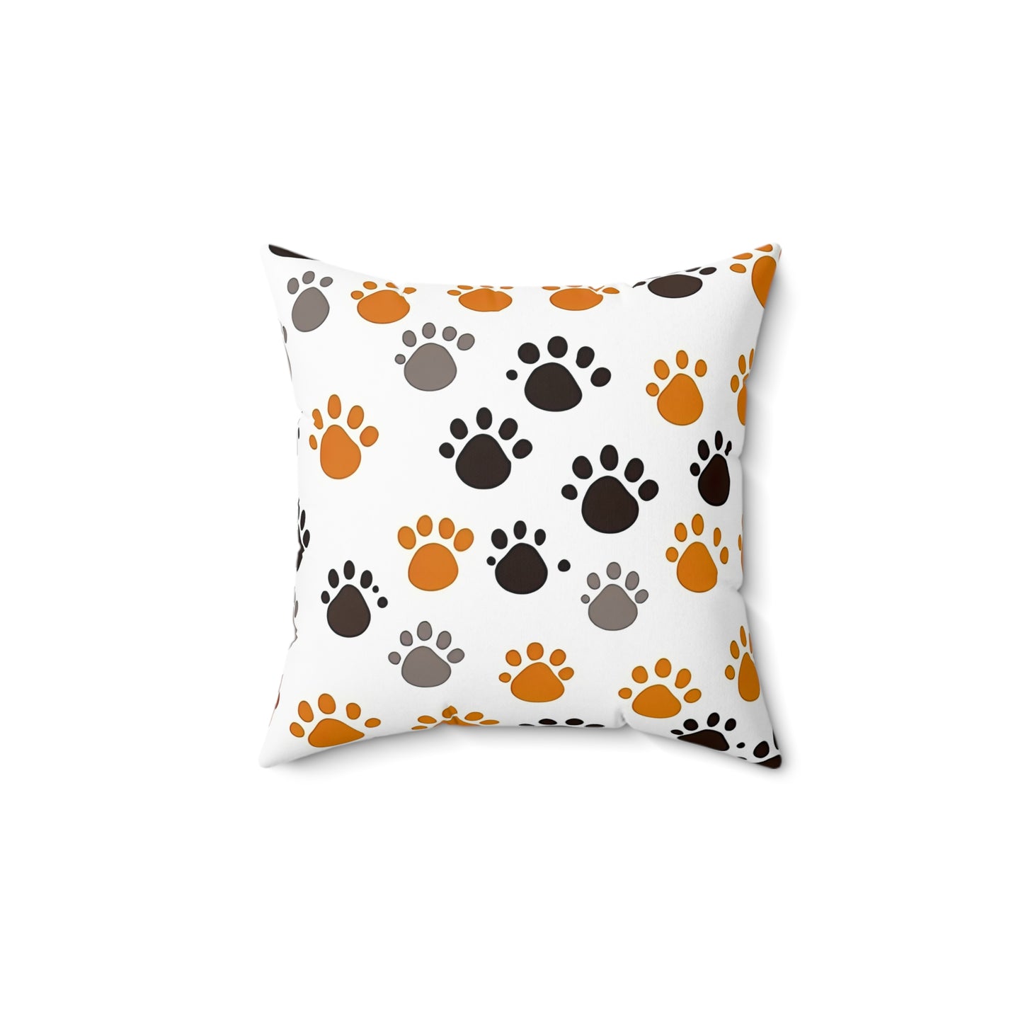 Playful Pet-Themed Square Pillow