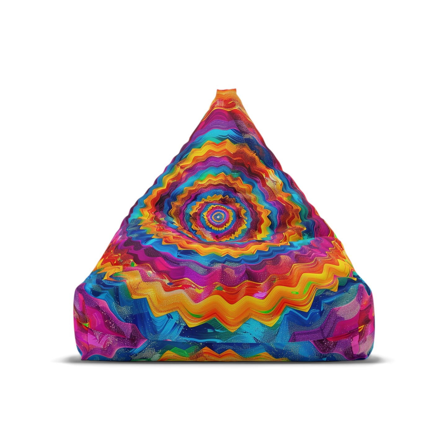 Colorful Zigzag Bean Bag Chair Cover