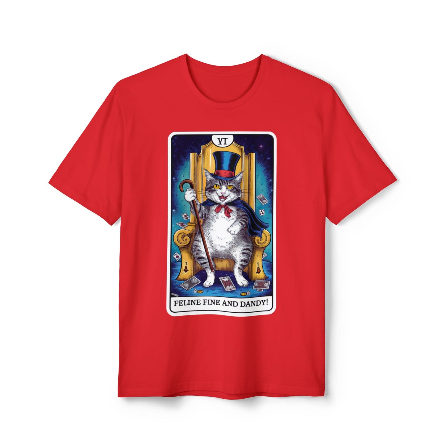 Feline Fine and Dandy Cat T-Shirt
