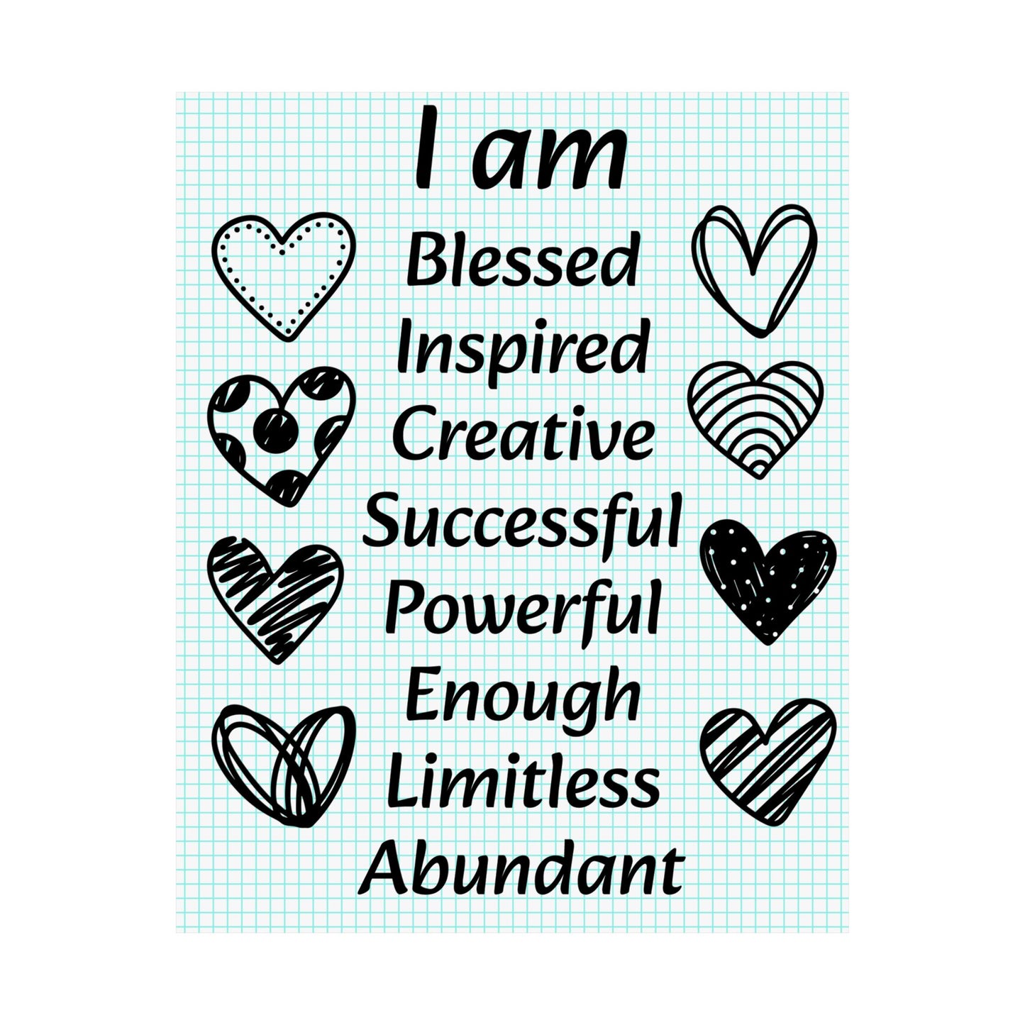 Inspirational Matte Vertical Poster