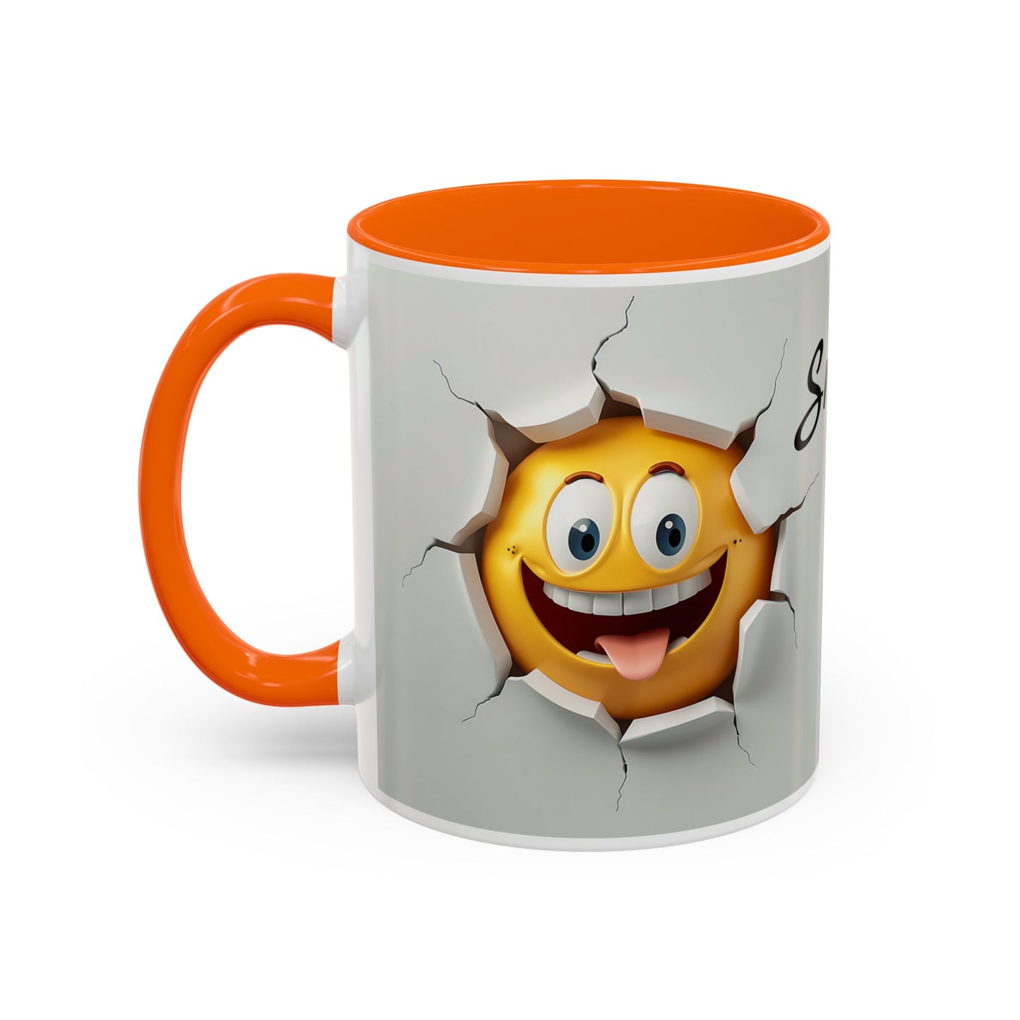 Funny Smile Accent Coffee Mug