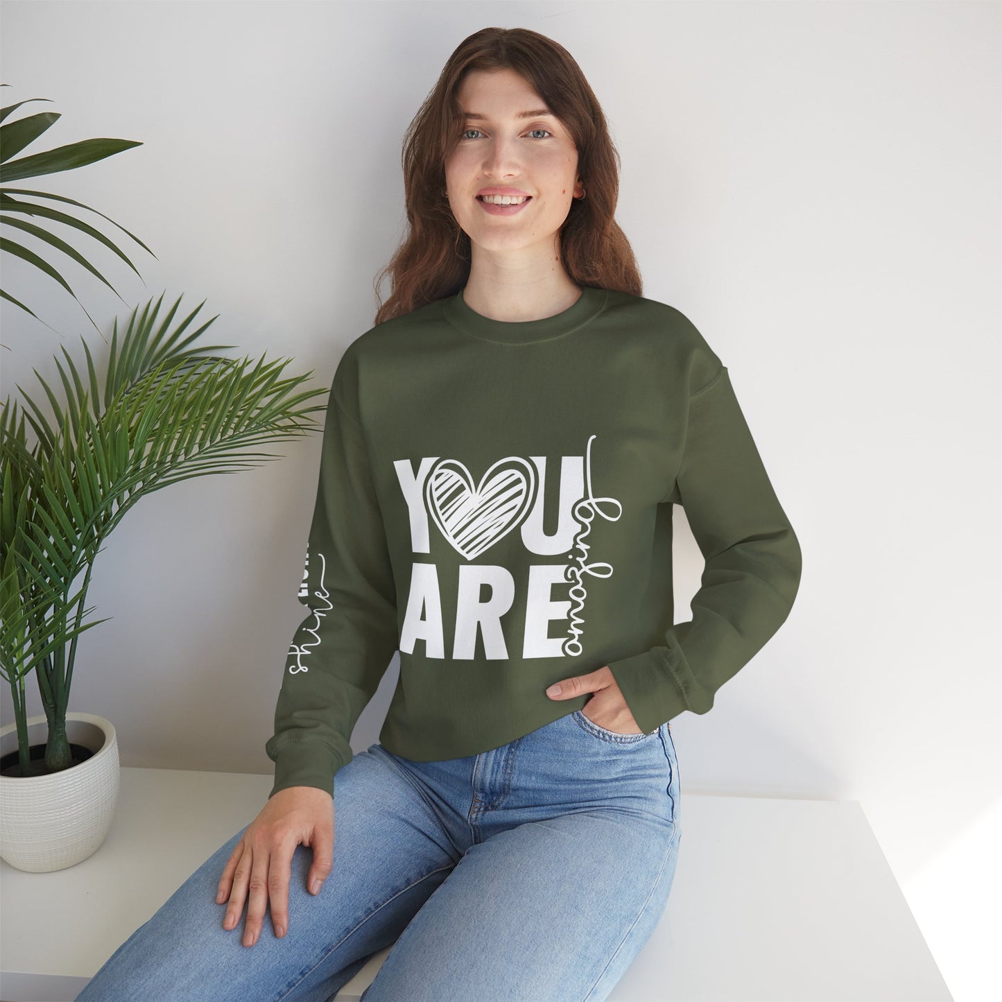 You Are Loved Unisex Crewneck Sweatshirt