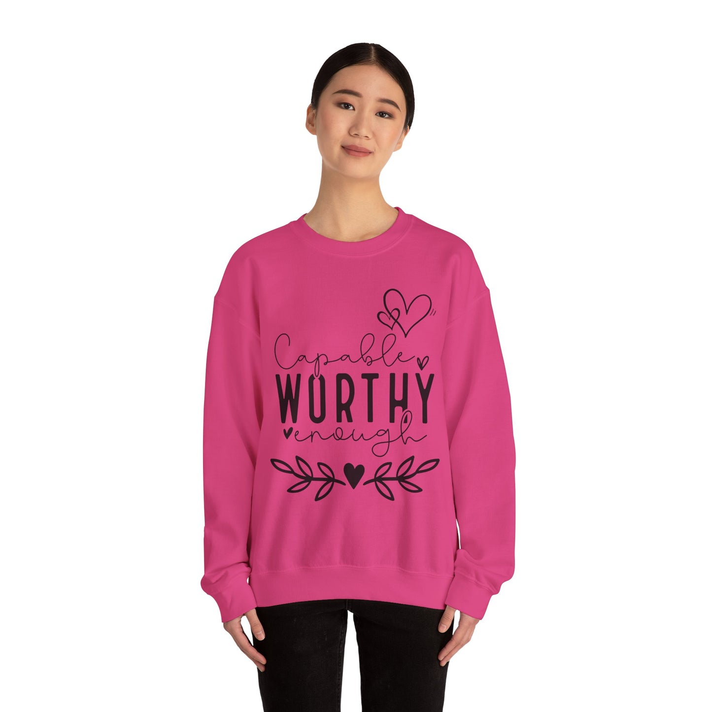 Capable & Worthy Unisex Crewneck Sweatshirt