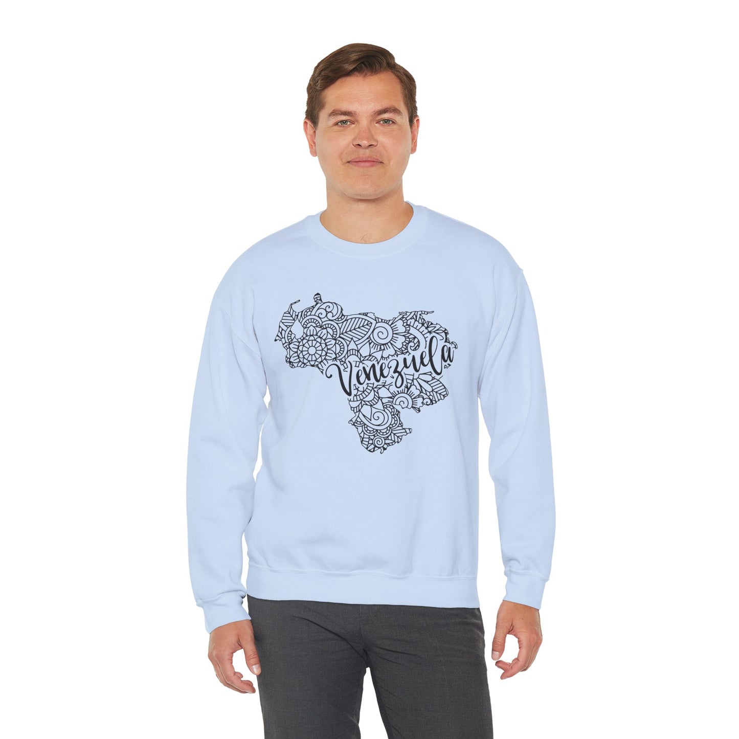 Venezuela Map Crewneck Sweatshirt
